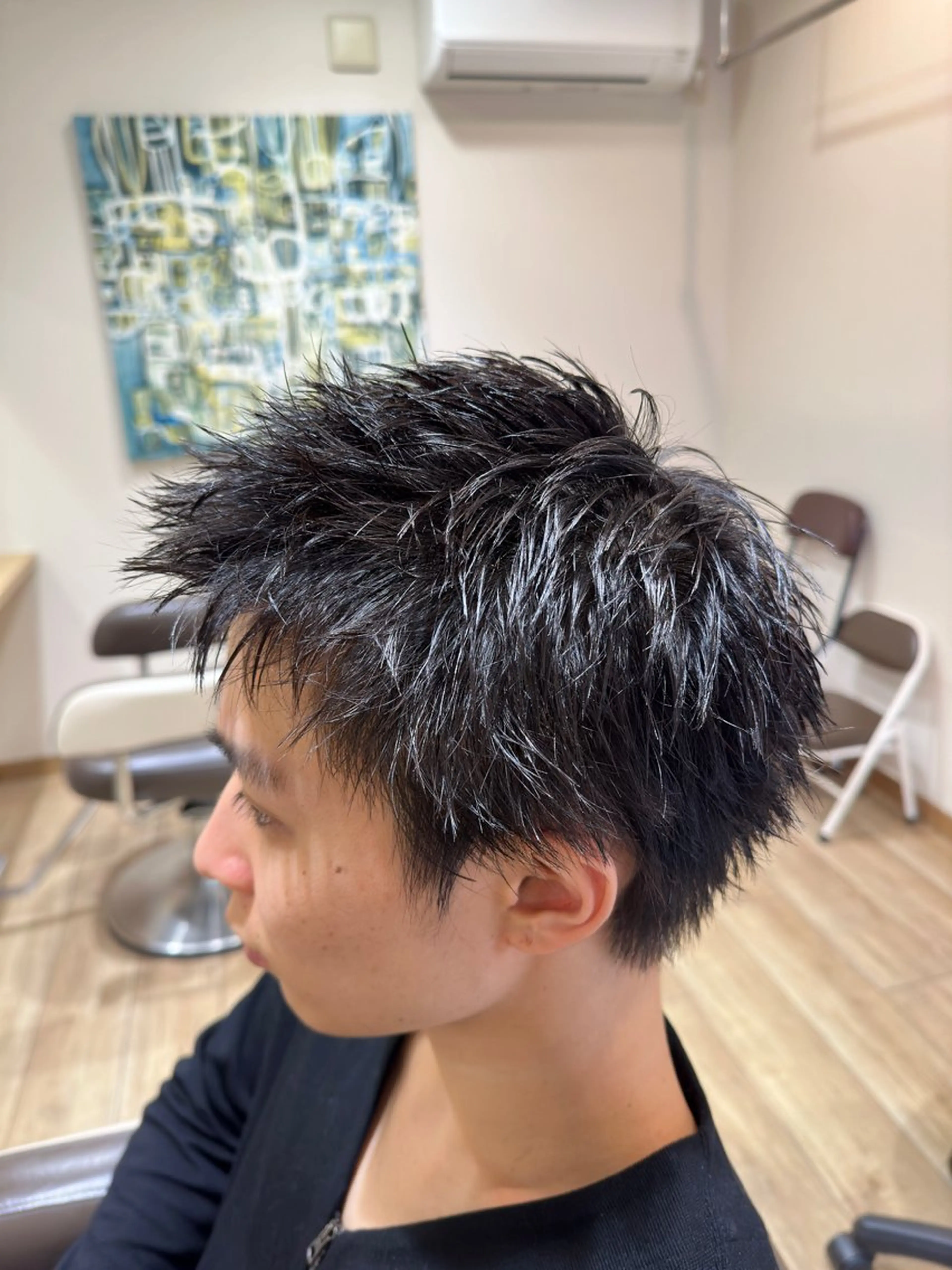 メンズ カット 玉木 雄也のヘアスタイル
