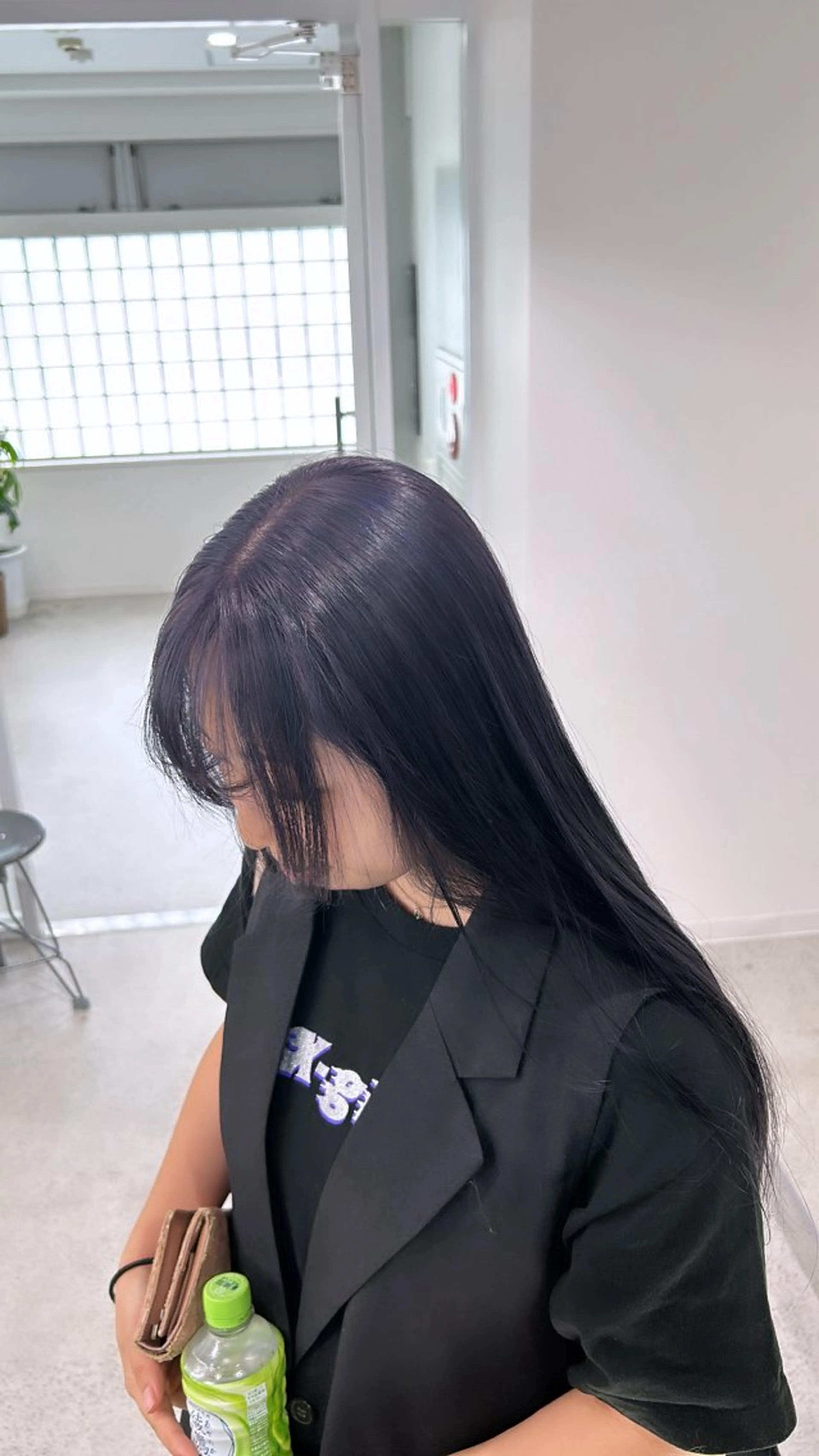 ロング カラー ヘアアレンジ 🫧透明感ラベンダー 似合わせ🫧あい🫧のヘアスタイル