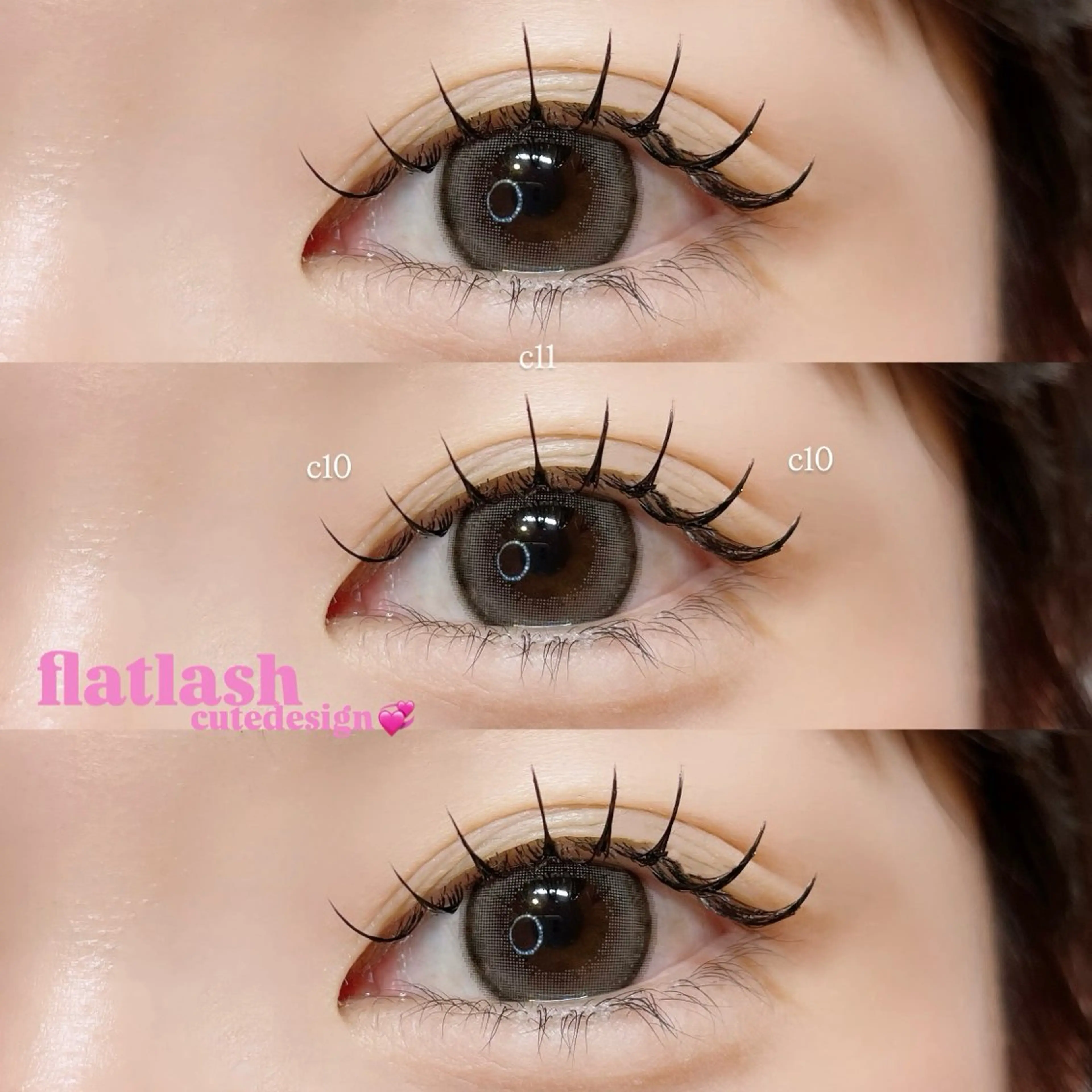 マツエク・マツパ マツエク Mell Yuuna ♡パリエク /束感のマツエク・マツパデザイン