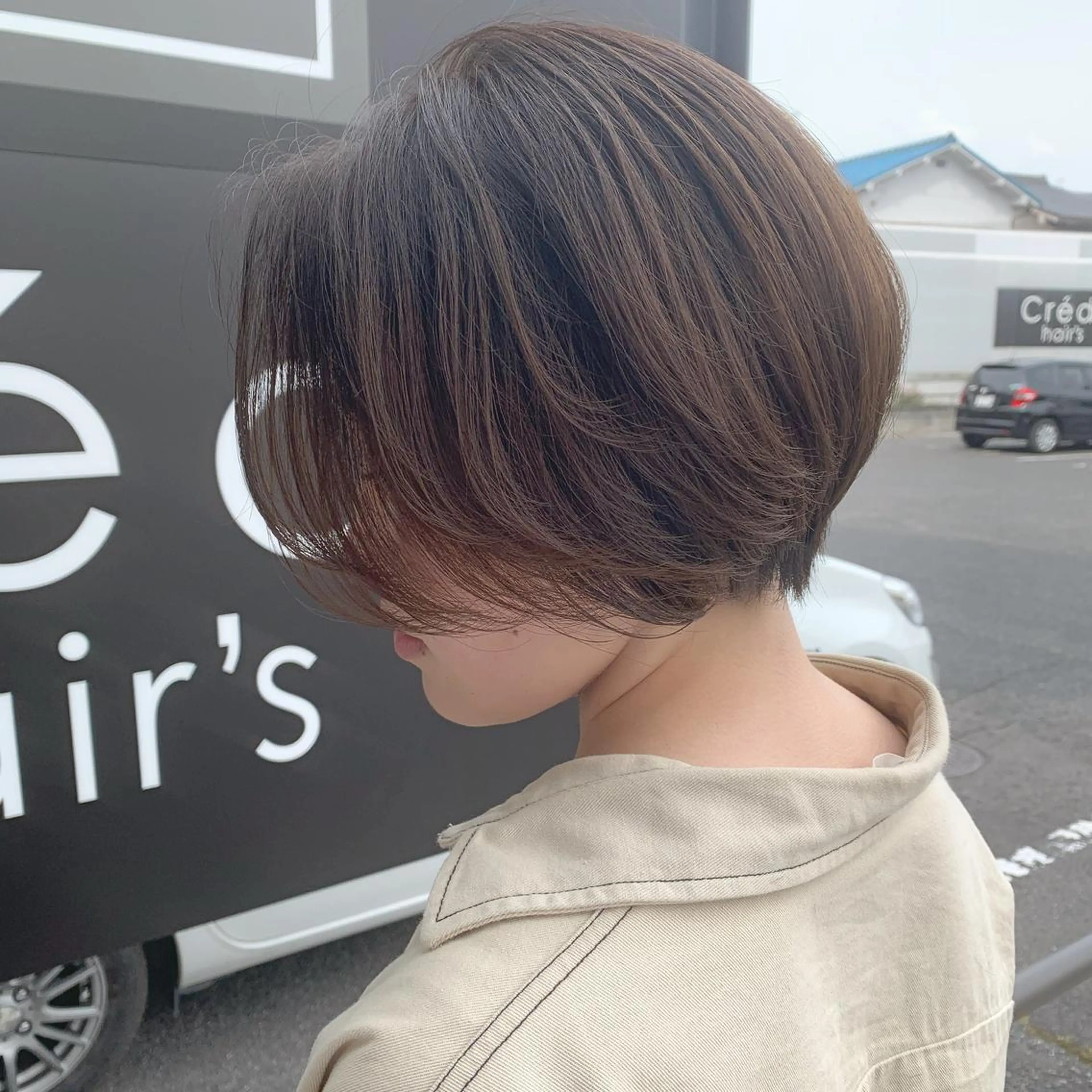 ショート カラー カット ヘアカラー トリートメント 前田 善夫のヘアスタイル