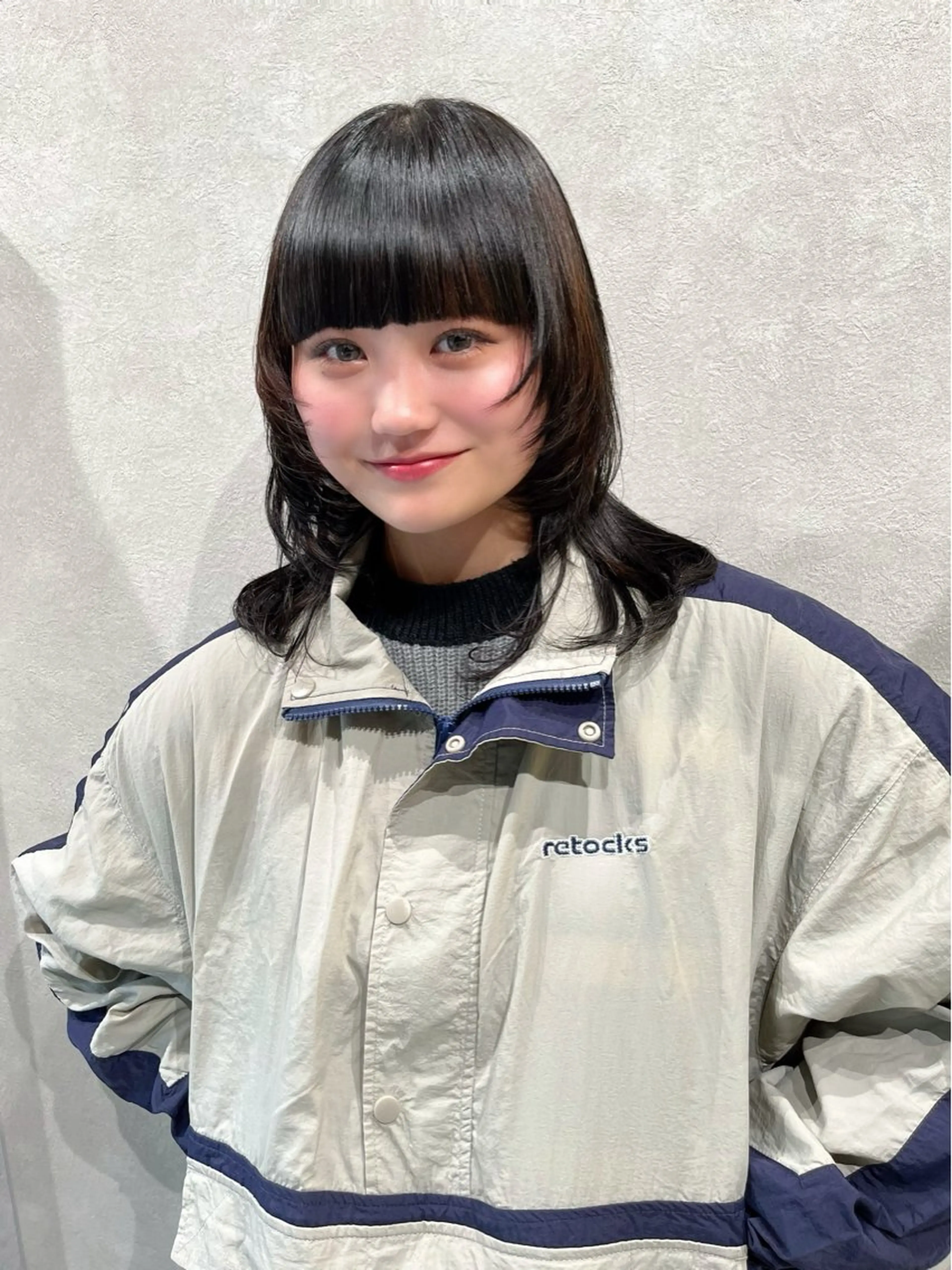 ミディアム カット ウルフ.クロスパーマ 🖤RYOKAのヘアスタイル