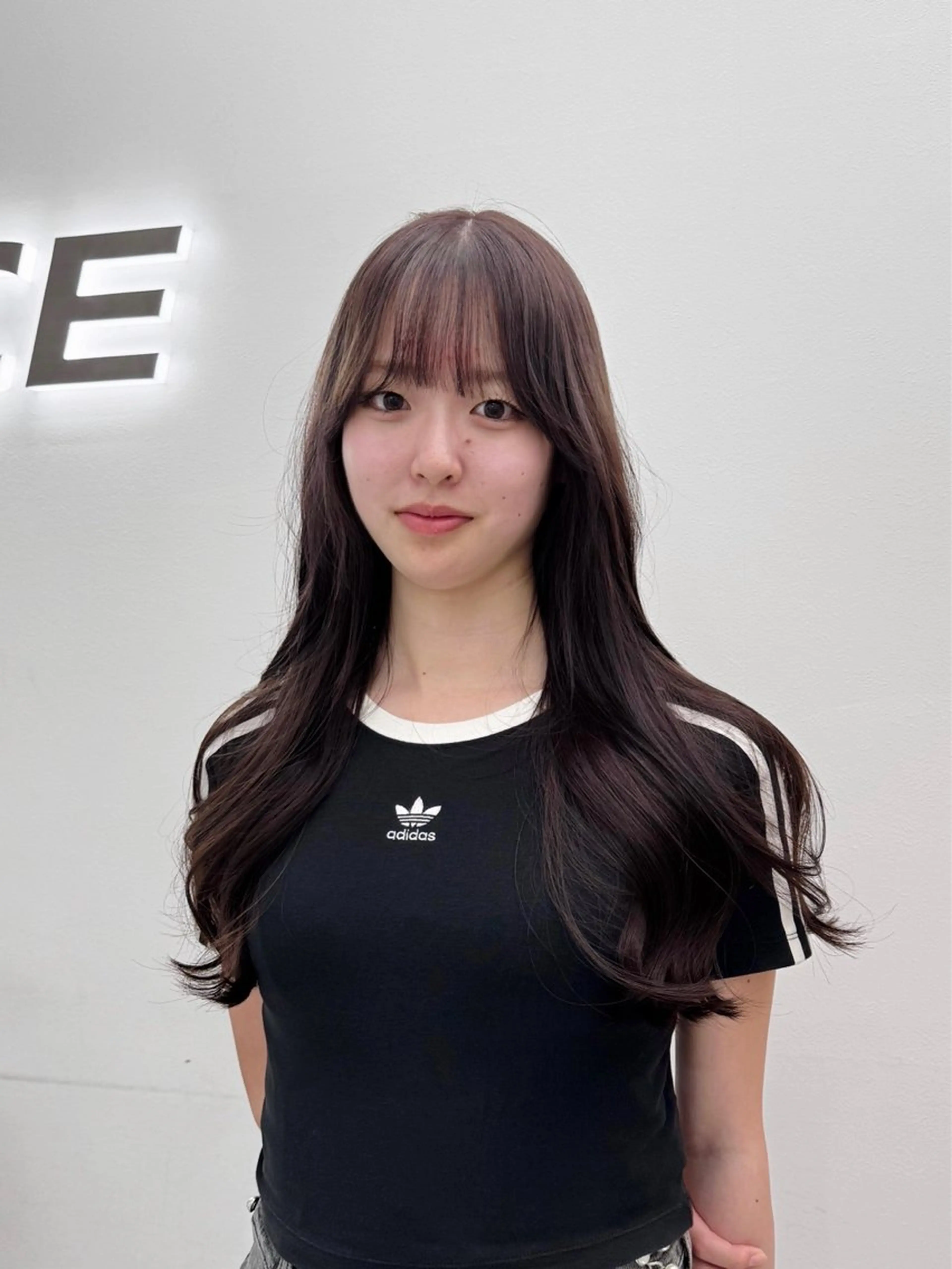 ロング 🤍韓国暗髪 レイヤー🤍きょうのヘアスタイル