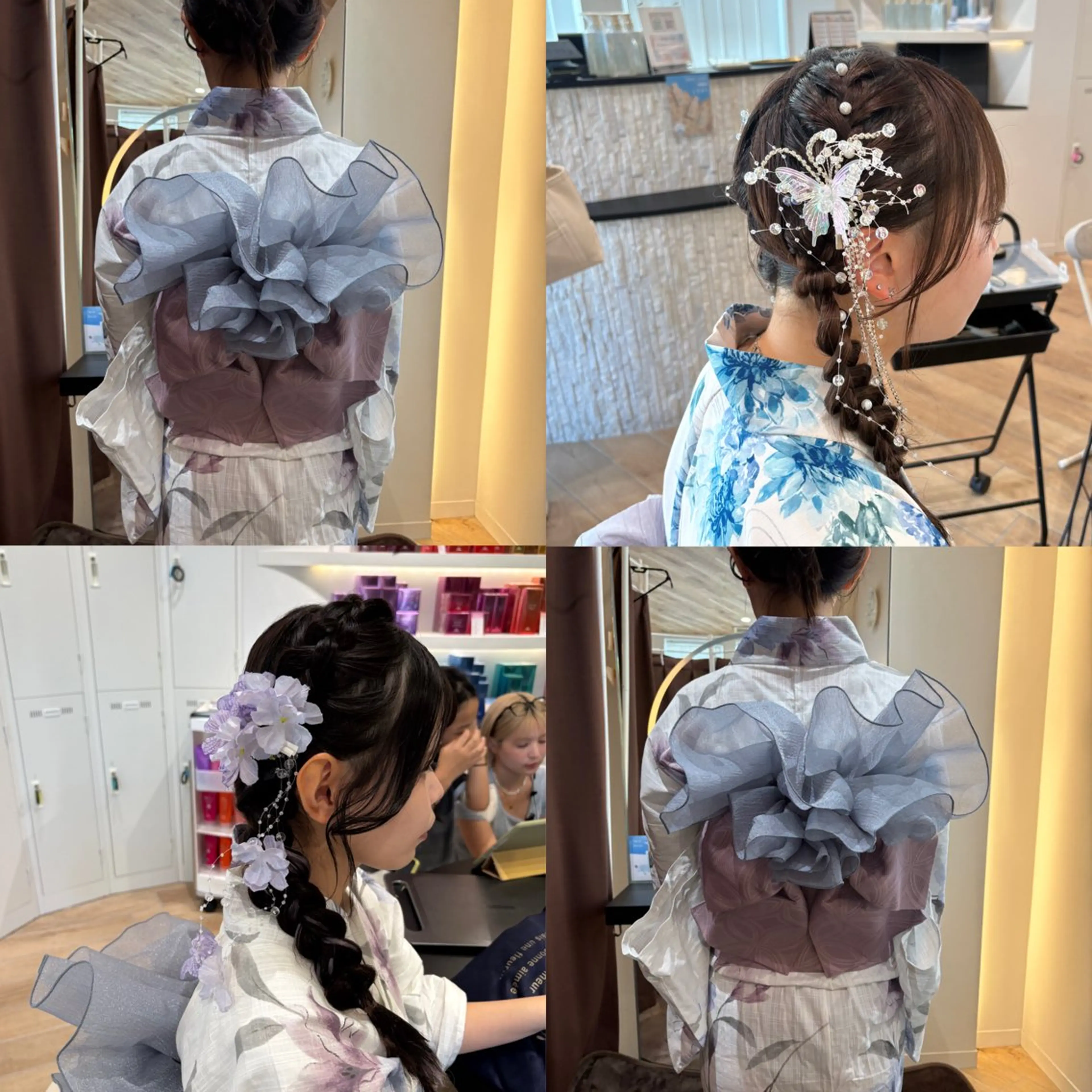 浴衣着付け＋ヘアセット(どちらかのみも🙆‍♀️)の写真