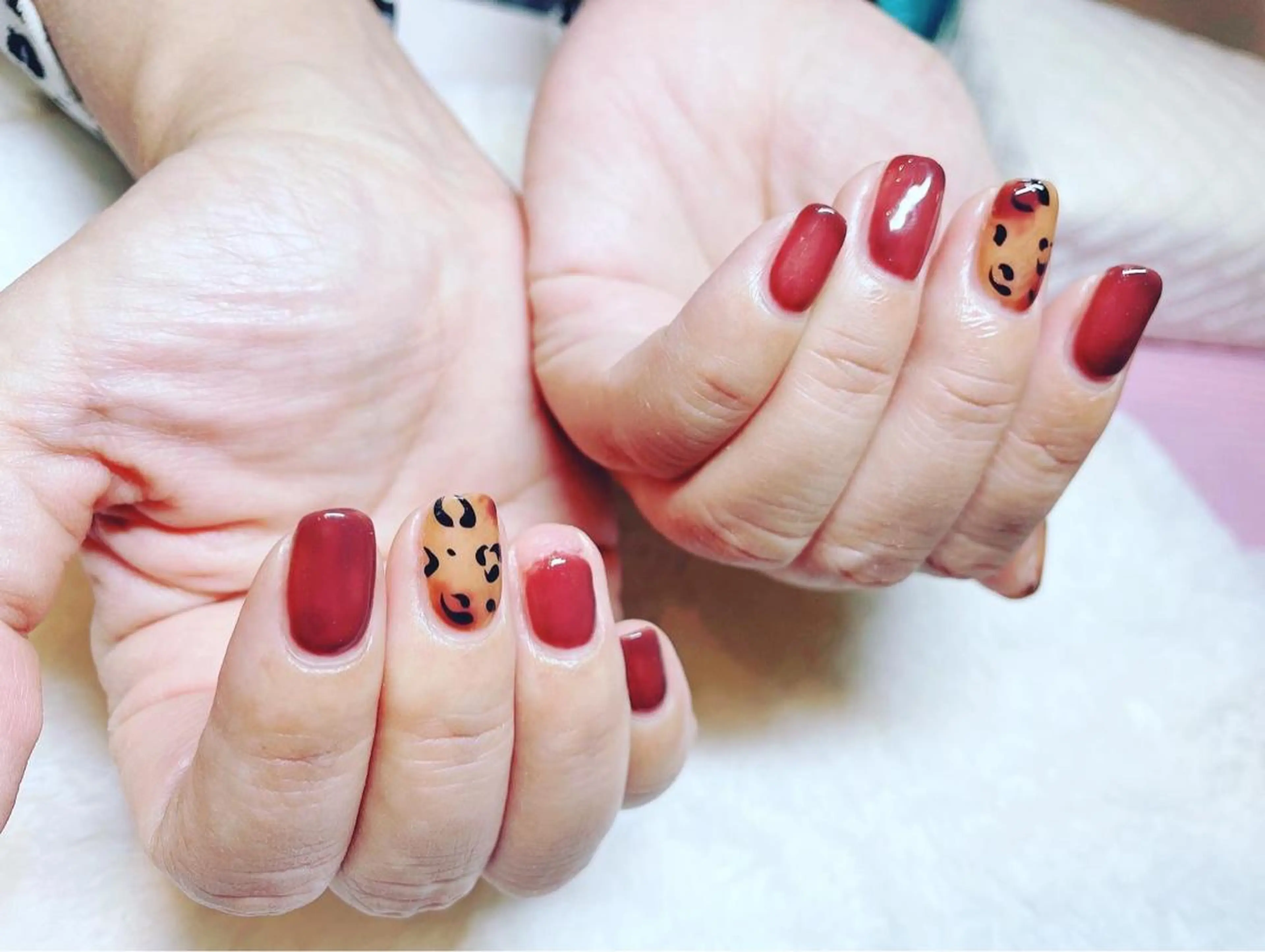 ネイル アニマル柄 ハンドネイル 頑張る女性の味方✴︎ M.i　nail ♡のエステ・リラクイメージ