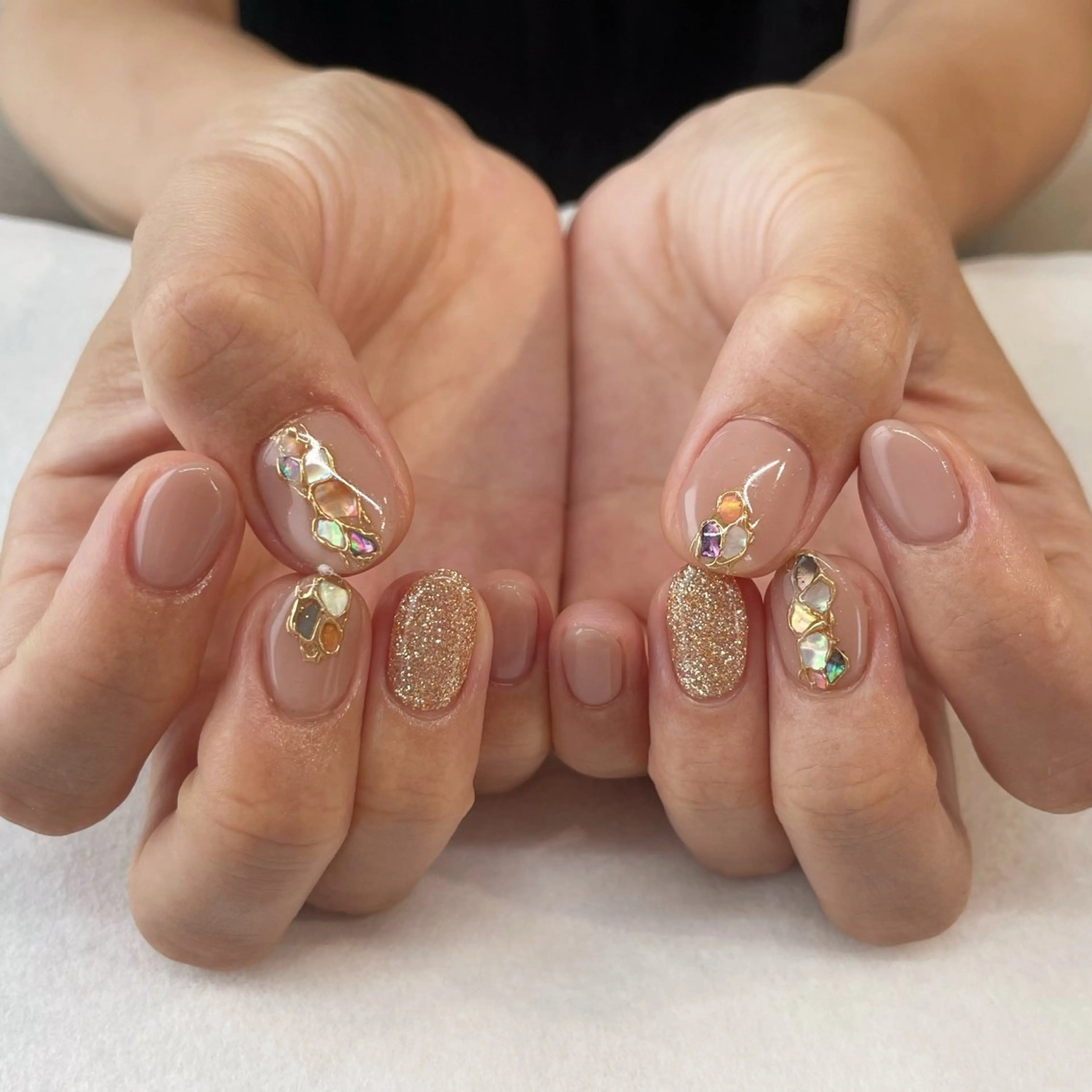 ネイル ハンドネイル 💎🐰 saki. m 🐰💎のネイルデザイン