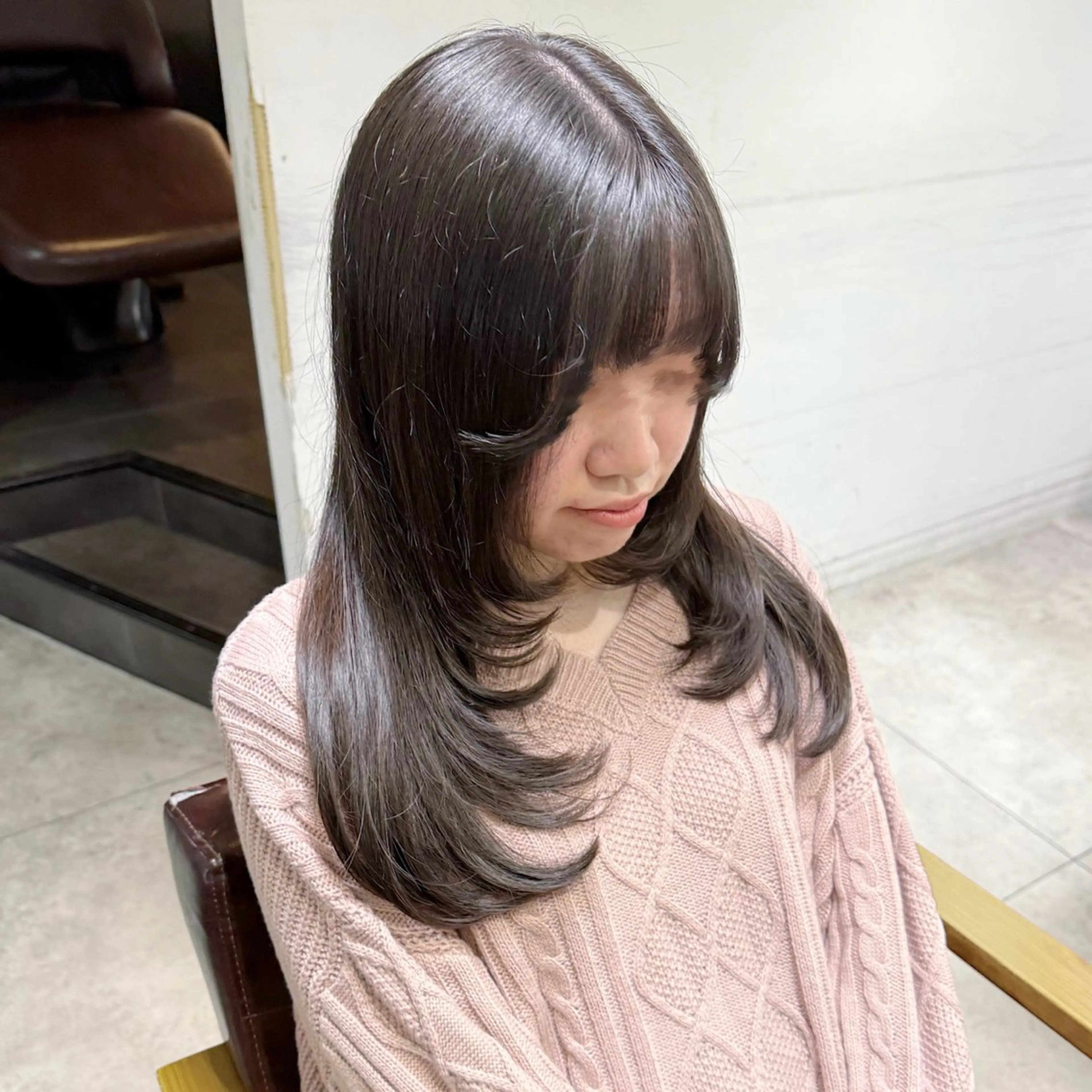 ロング カット Alea by little 横浜所属・♡🌚垢抜け艶カラー Shiori🌝♡のヘアスタイル