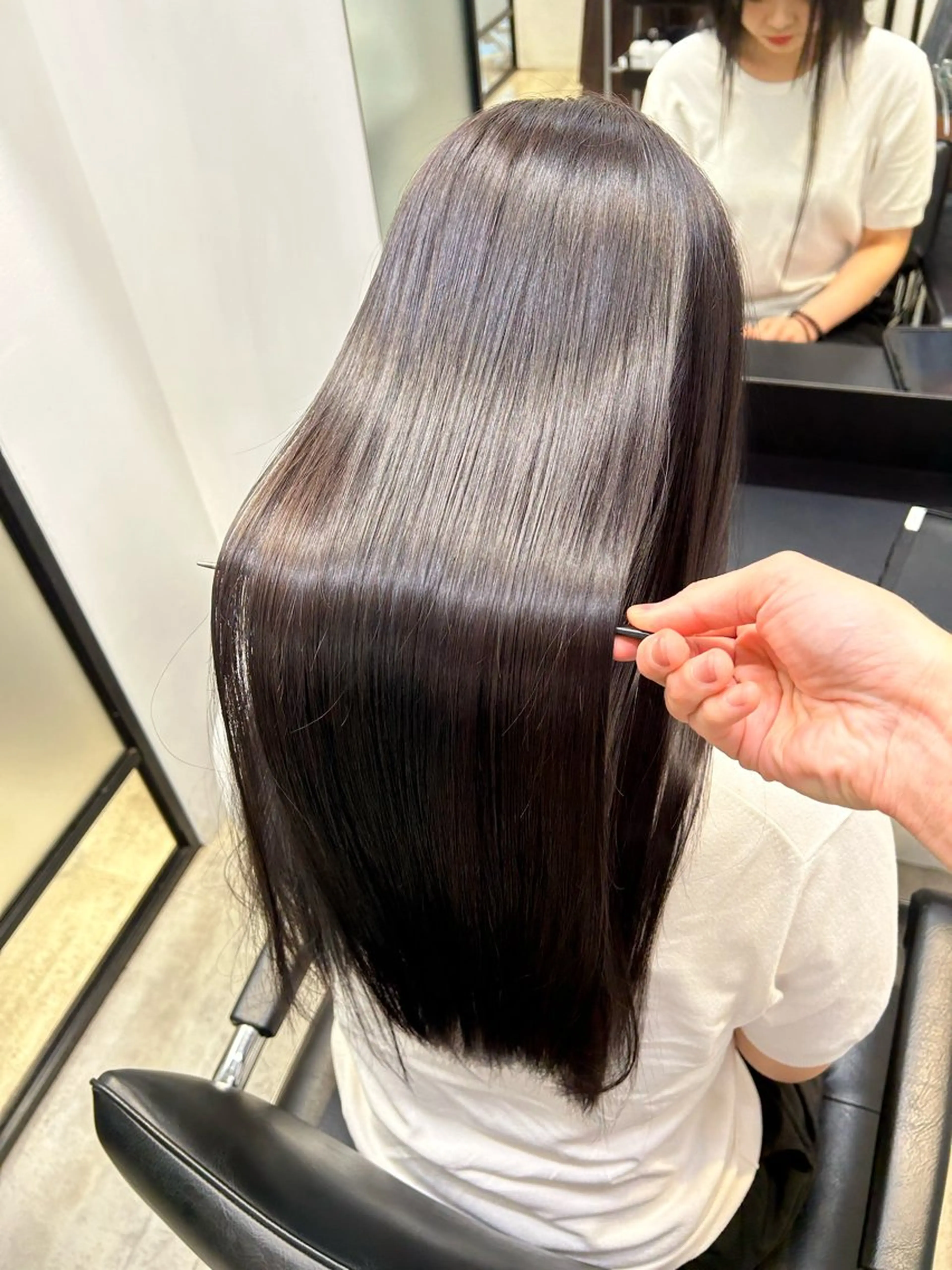 ロング 髪質改善 縮毛矯正 トリートメント salowin 原宿店所属・髪質改善ULTOWA 縮毛矯正モリムラのヘアスタイル