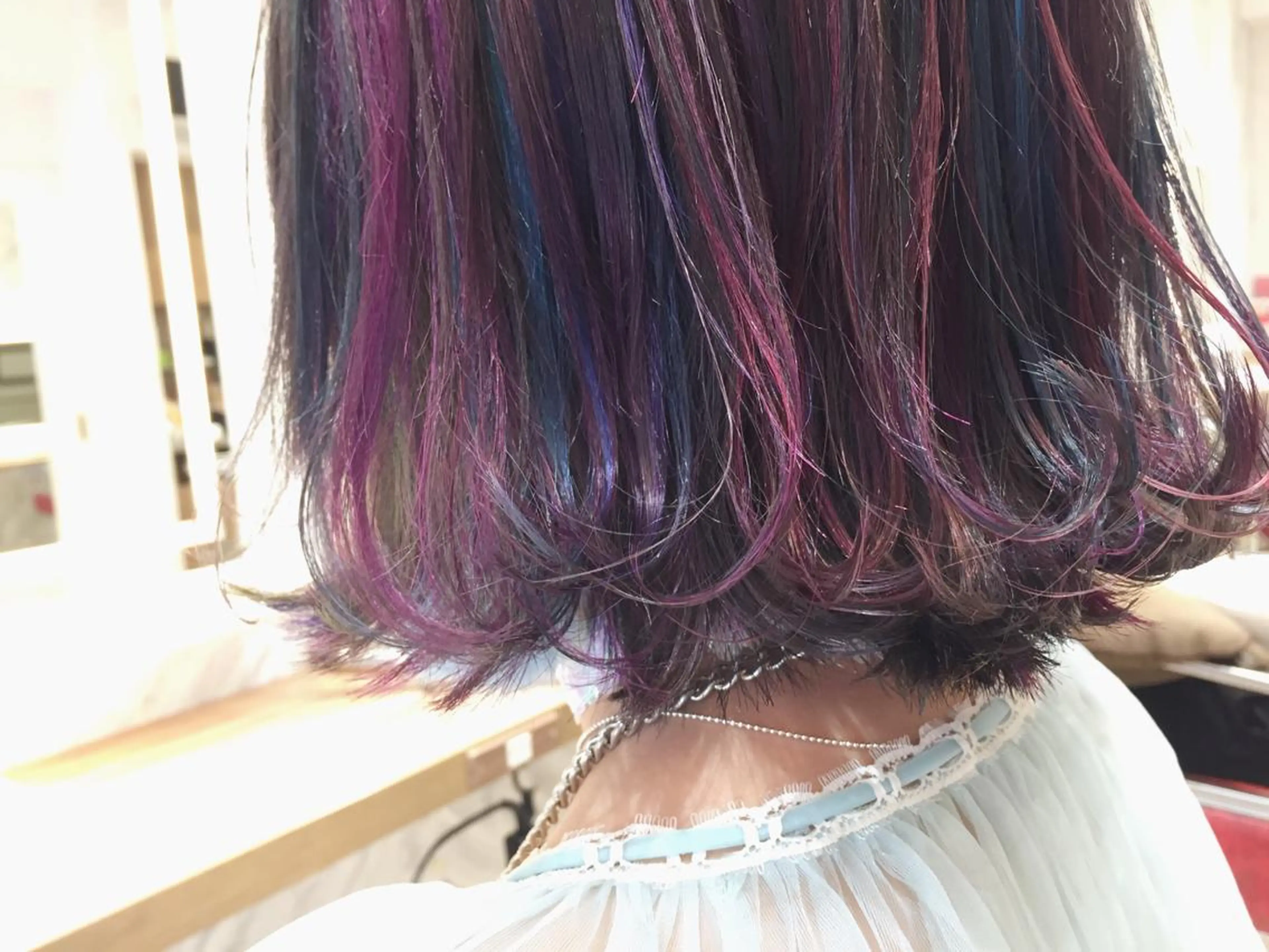 ショート カラー ハイライトカラー ハイライト 吉岡 三四朗のヘアスタイル