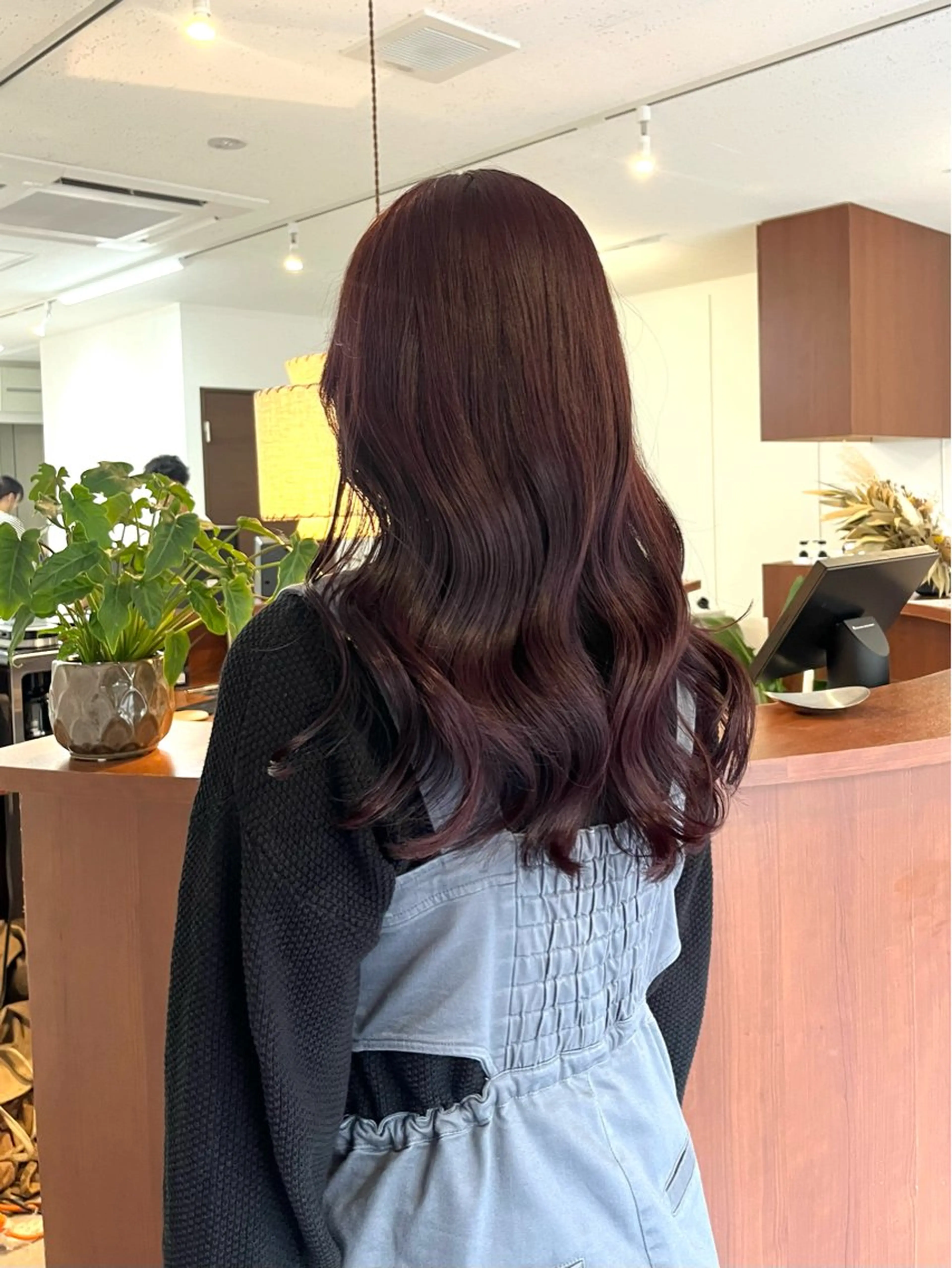 セミロング ピンクラベンダー 🟣金沢駅近covo SHUNNA🟣のヘアスタイル