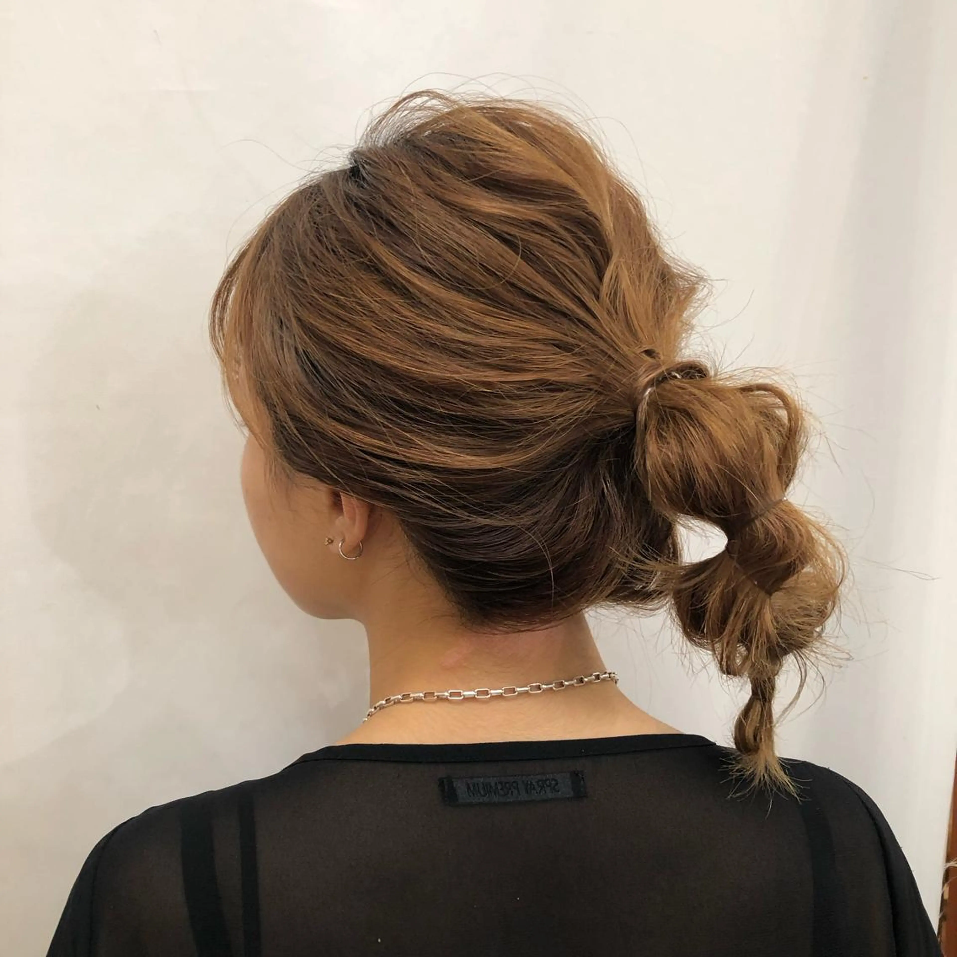 ミディアム カラー パーマ ヘアアレンジ entality所属・暖色ボブ 🍊rikakoのヘアスタイル