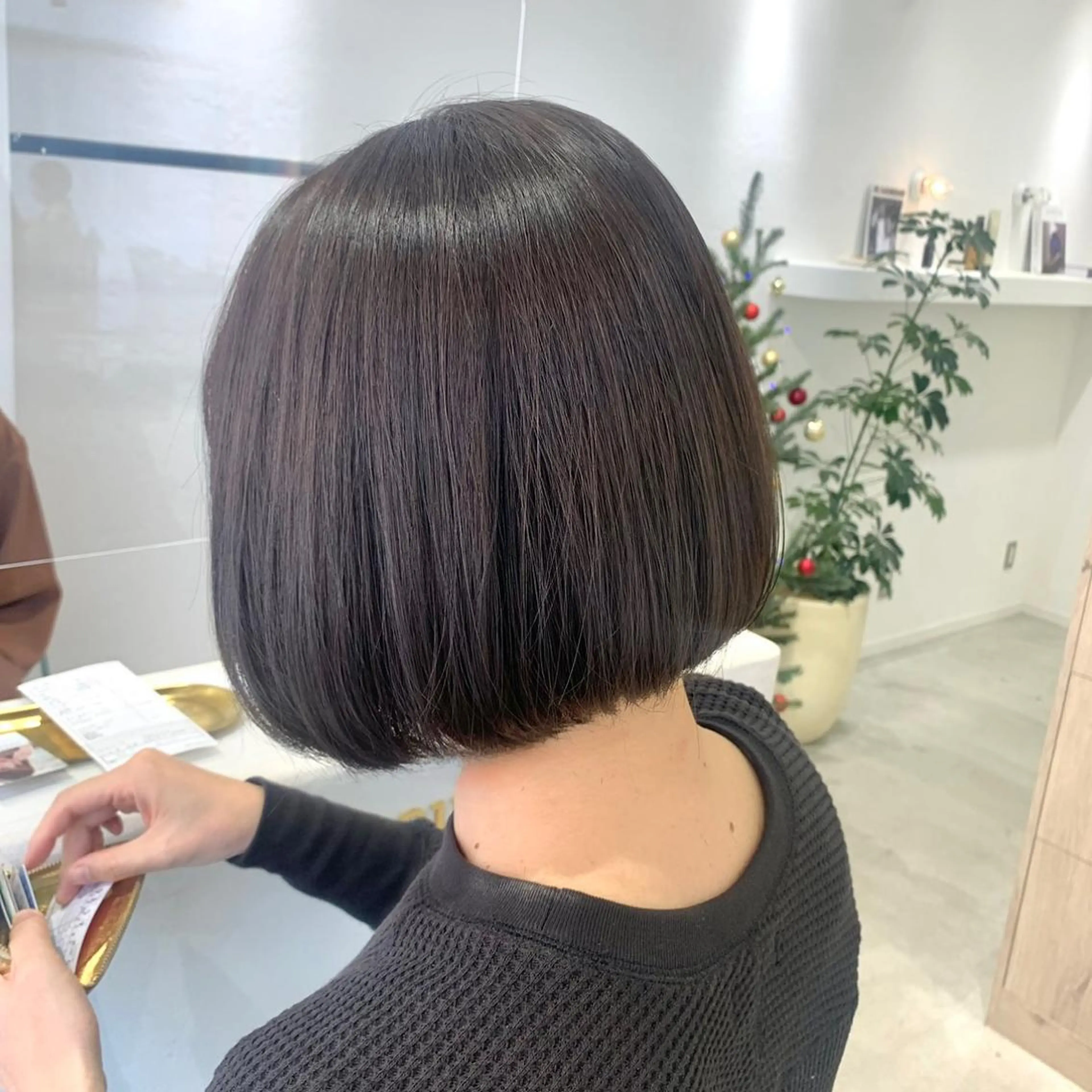 ショート カット 縮毛矯正 ボブ/美髪矯正 /佐藤　奈巳のヘアスタイル