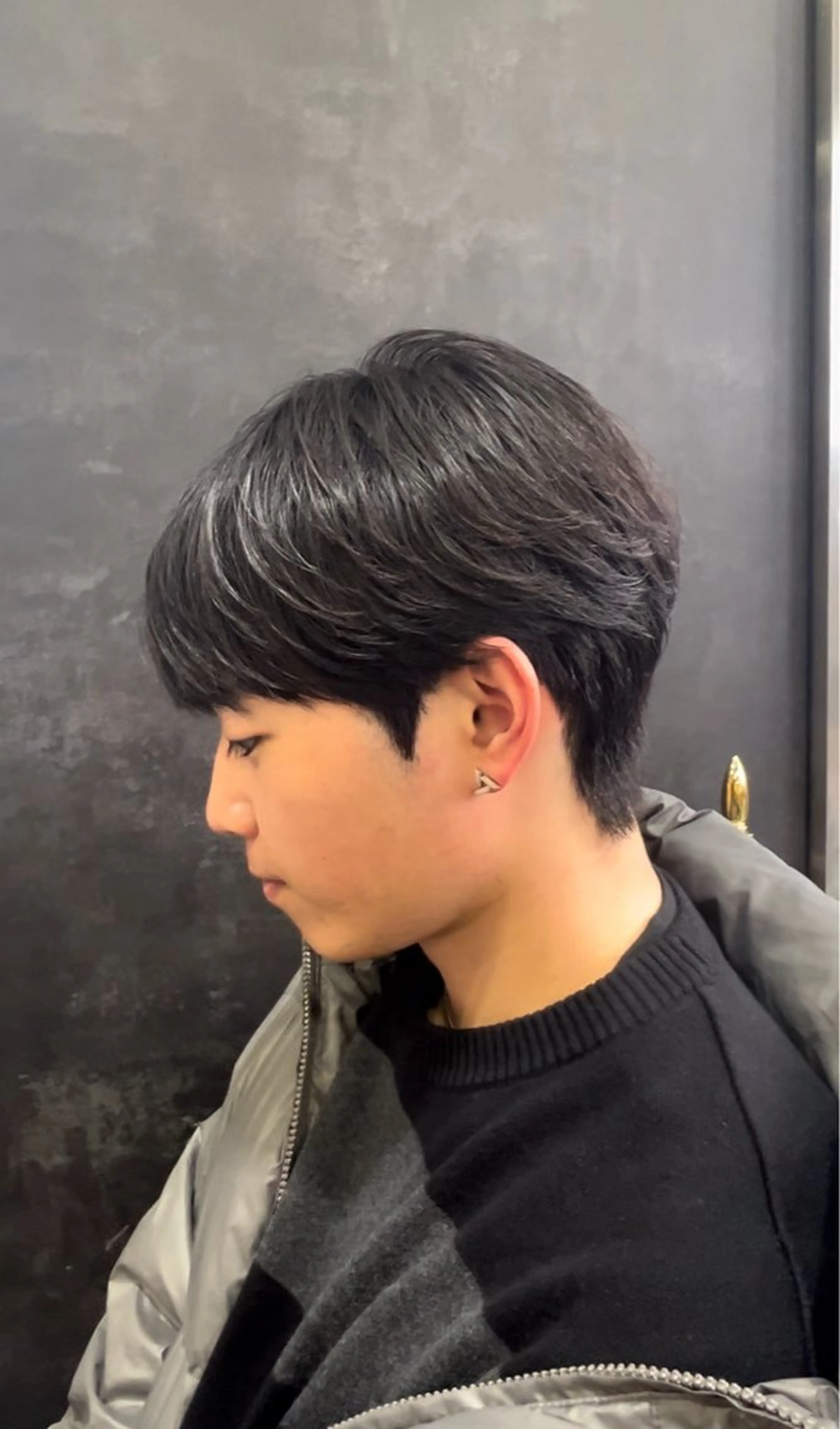 パーマ メンズ カット パーマ 韓国ヘアダウンパーマ シャドウパーマ/航太のヘアスタイル