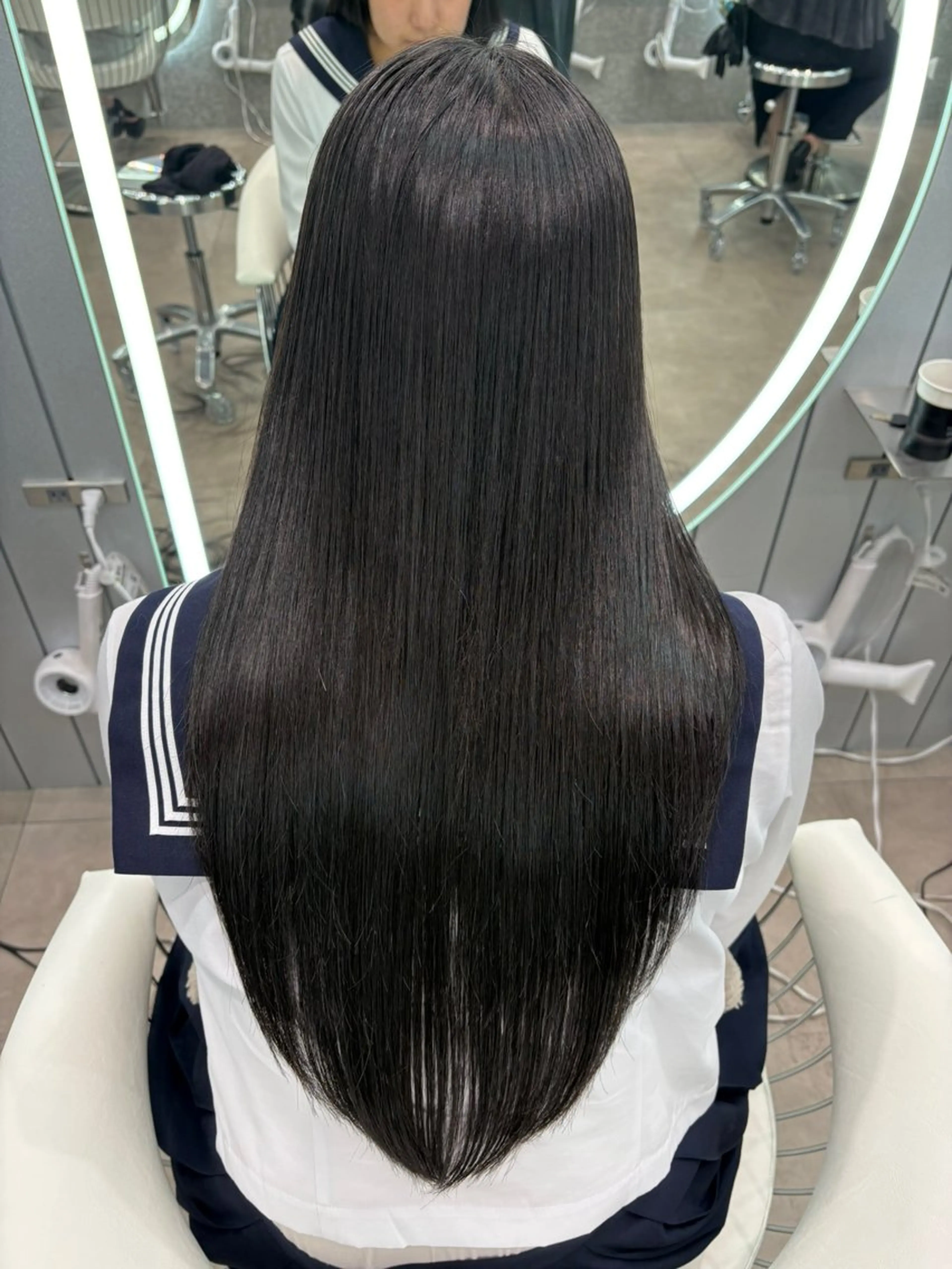 ヘアアレンジ ボブ ウルフカット 縮毛矯正 トリートメント ヘアセット 大宮‎🩵縮毛矯正 髪質改善 佐藤 和のヘアスタイル