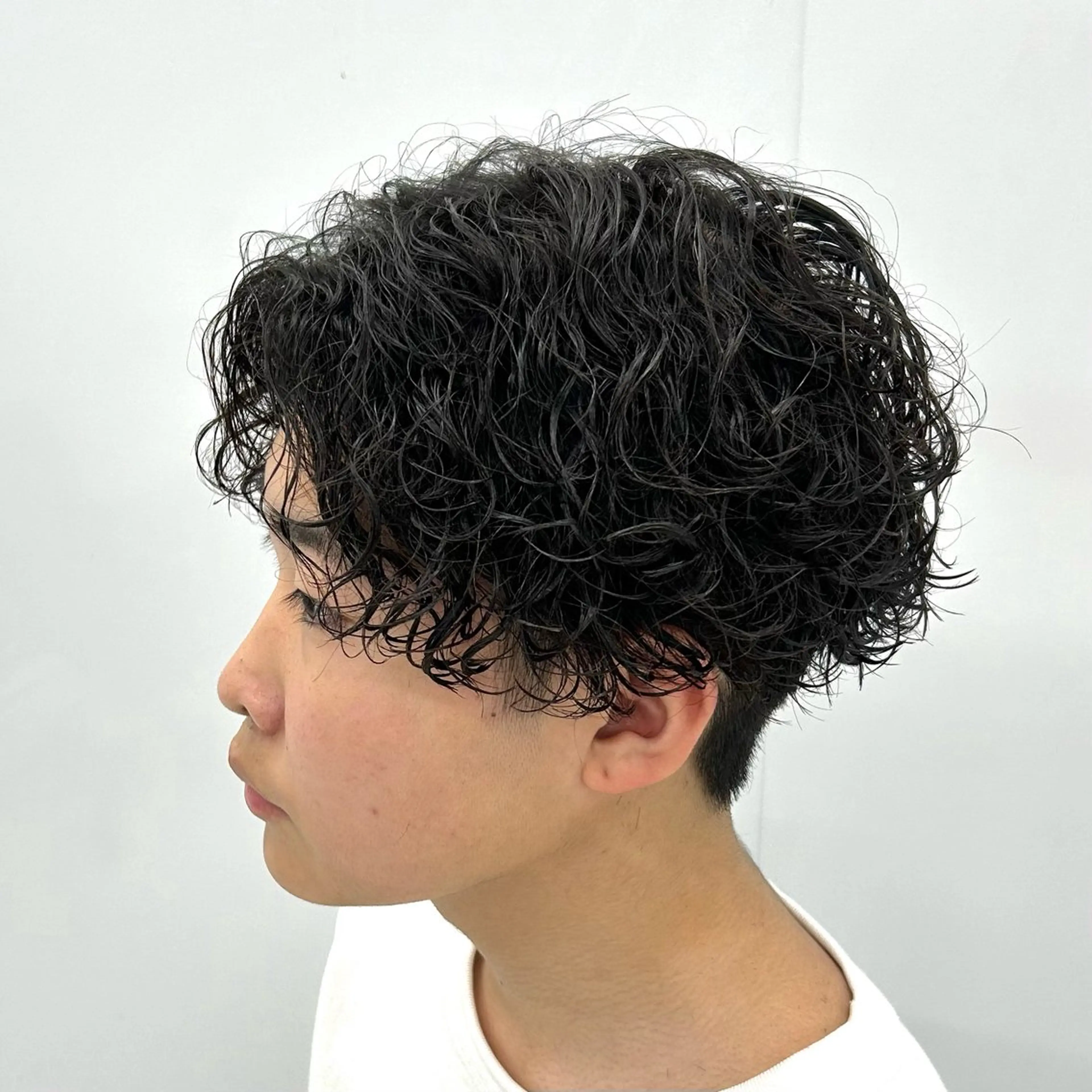 ショート パーマ メンズ 波巻きパーマ カット パーマ 【メンズパーマ特化】 🌀網中勇喜のヘアスタイル