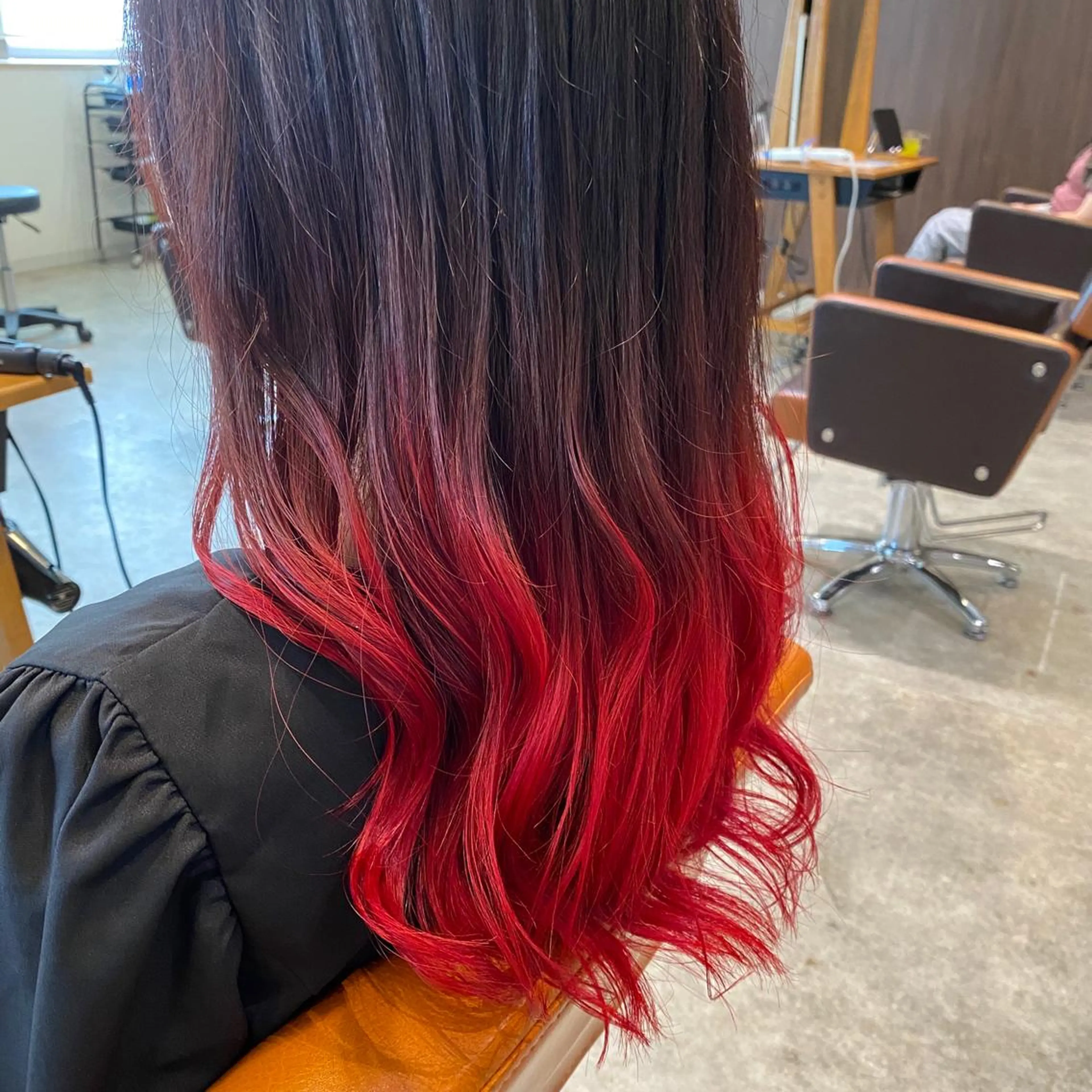 ロング カラー 松本 直也のヘアスタイル