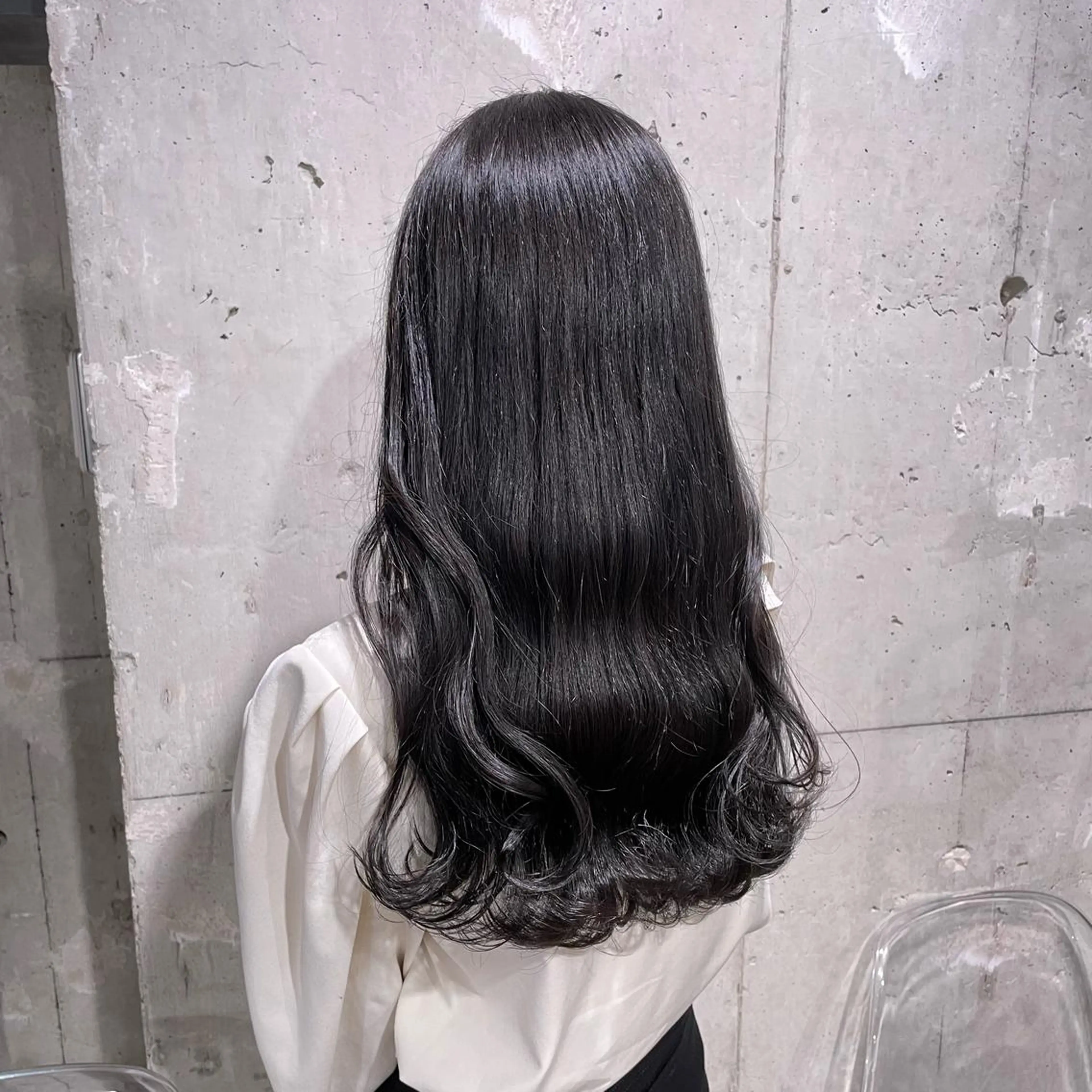 ロング カラー カット ヘアカラー トリートメント ヘアセット I'S.横浜所属・赤み消しカラー 🍀JUNKIのヘアスタイル