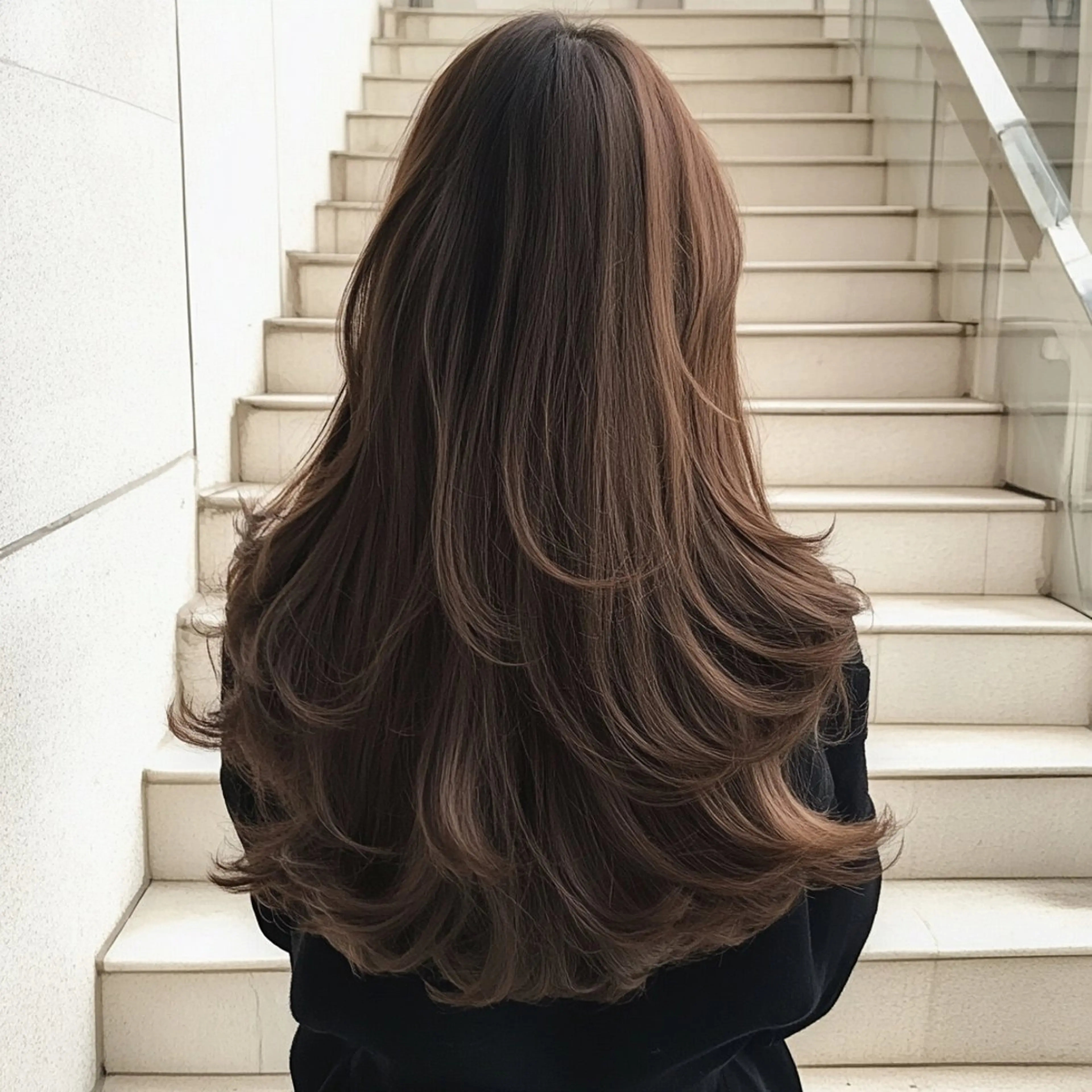 ミディアム カラー 池袋/ダブルカラー GLADGE🩵のヘアスタイル