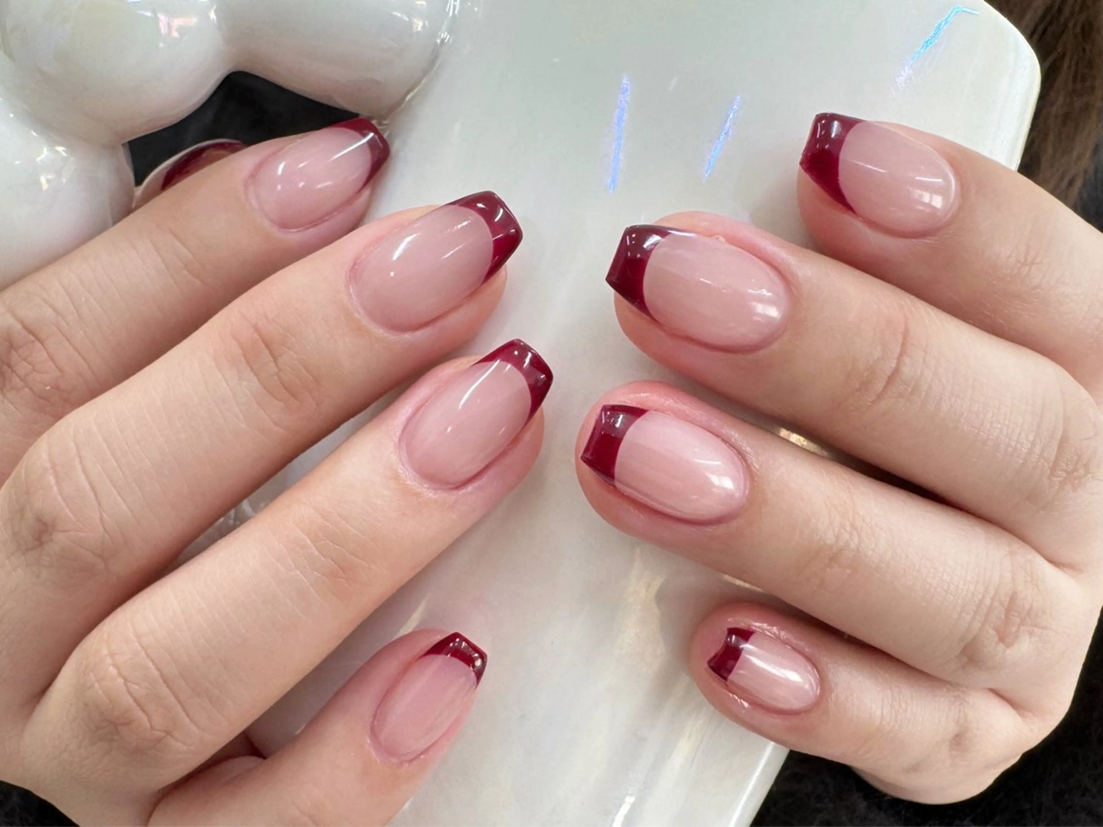 ネイル フレンチネイル ハンドネイル LE REVE Hinaのネイルデザイン