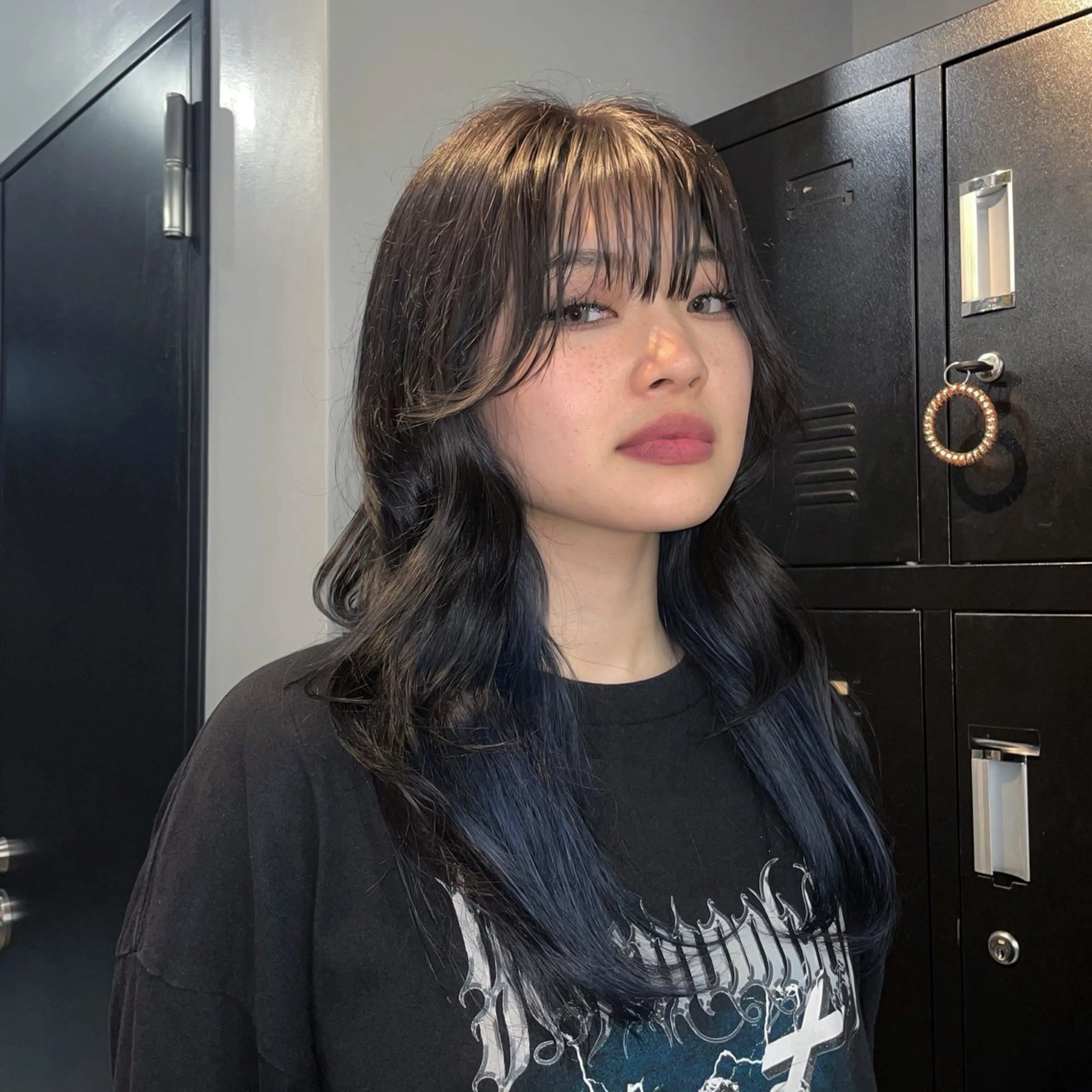 ロング カラー ヘアカラー トリートメント Ameri 新宿所属・𓆩︎🩸個性カラー SAKÜRA𓆪⋆˚のヘアスタイル