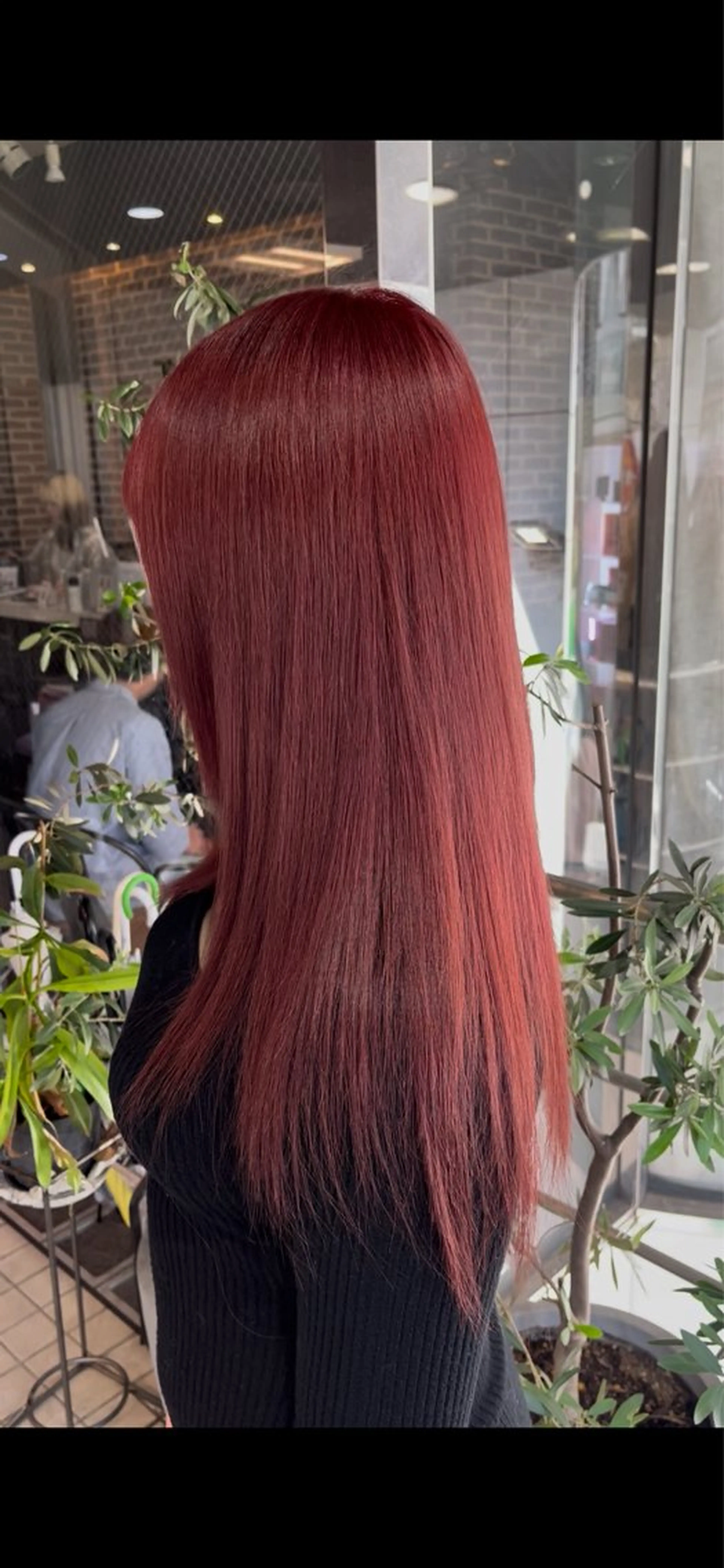 ロング カラー ヘアカラー トリートメント 🎀暖色カラー/ ハナ🎀のヘアスタイル