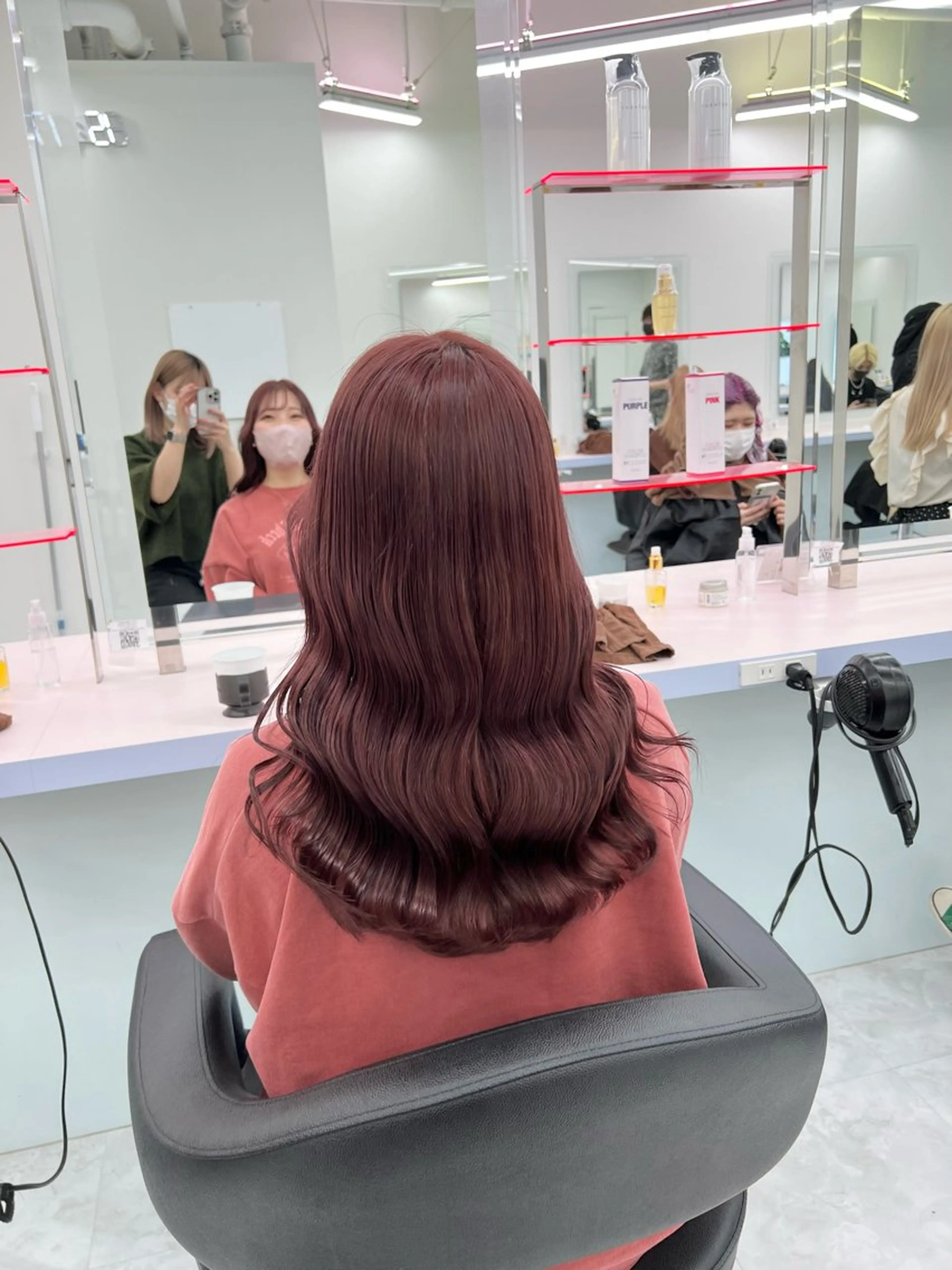 ロング カラー ブリーチ ケアブリーチ ダブルカラー イヤリングカラー インナーカラー ヘアカラー トリートメント ヘッドスパ ヘアセット お客様満足No.1 🌈Neneのヘアスタイル