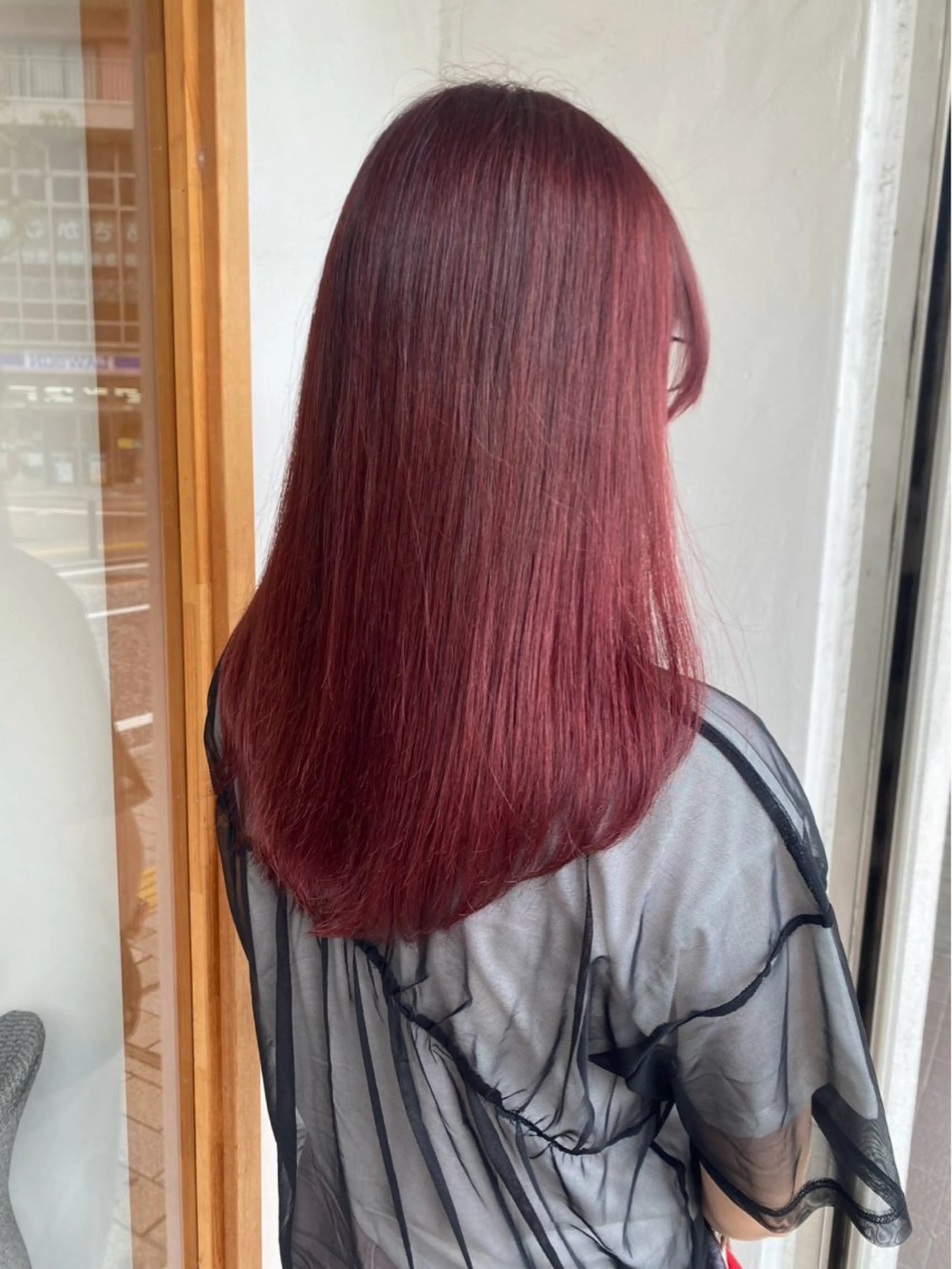 セミロング ヘアカラー SHIAN 🍚ゆな🍚のヘアスタイル