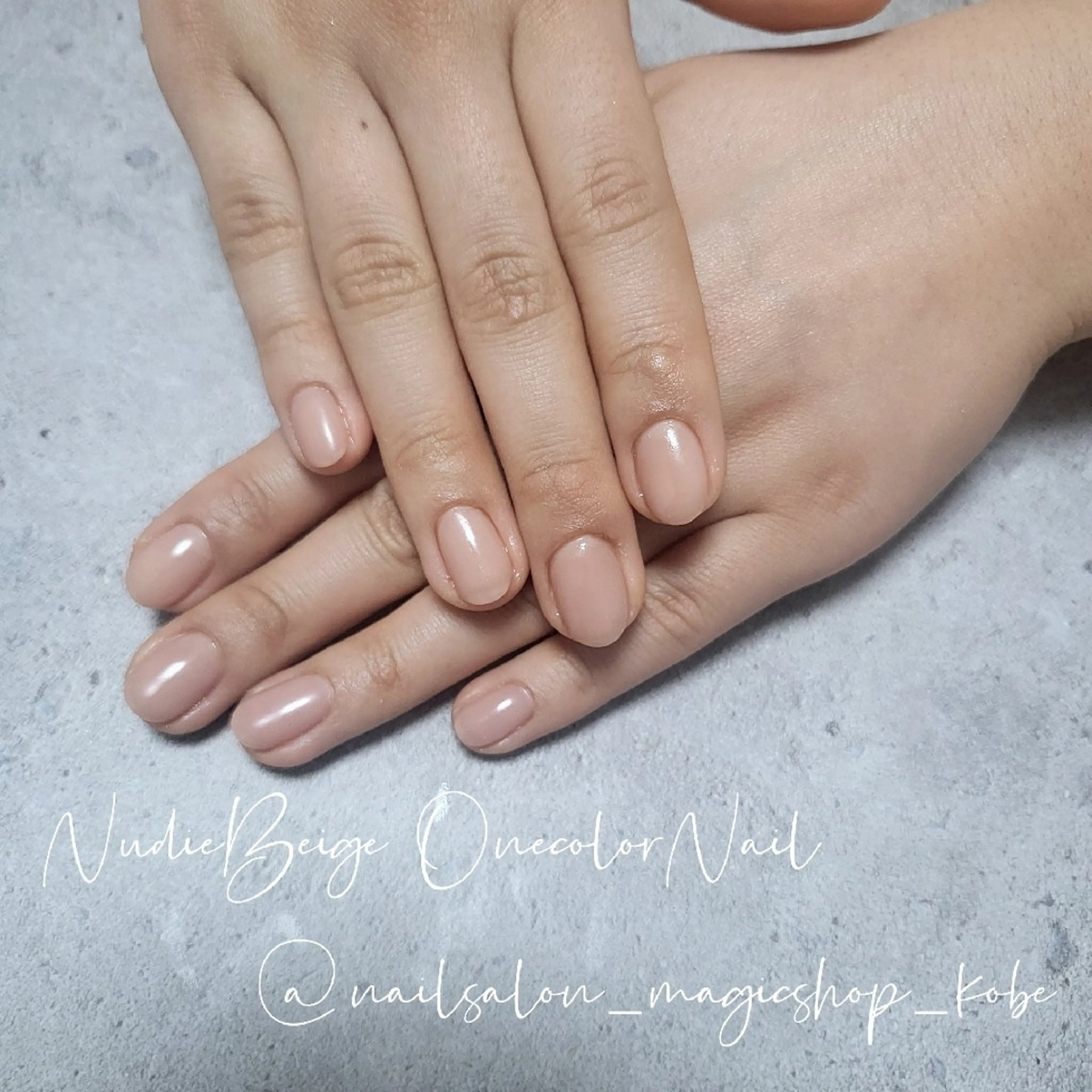 ネイル ジェルネイル ワンカラーネイル ソフトジェル ハンドネイル Nailsalon MagicShopのネイルデザイン