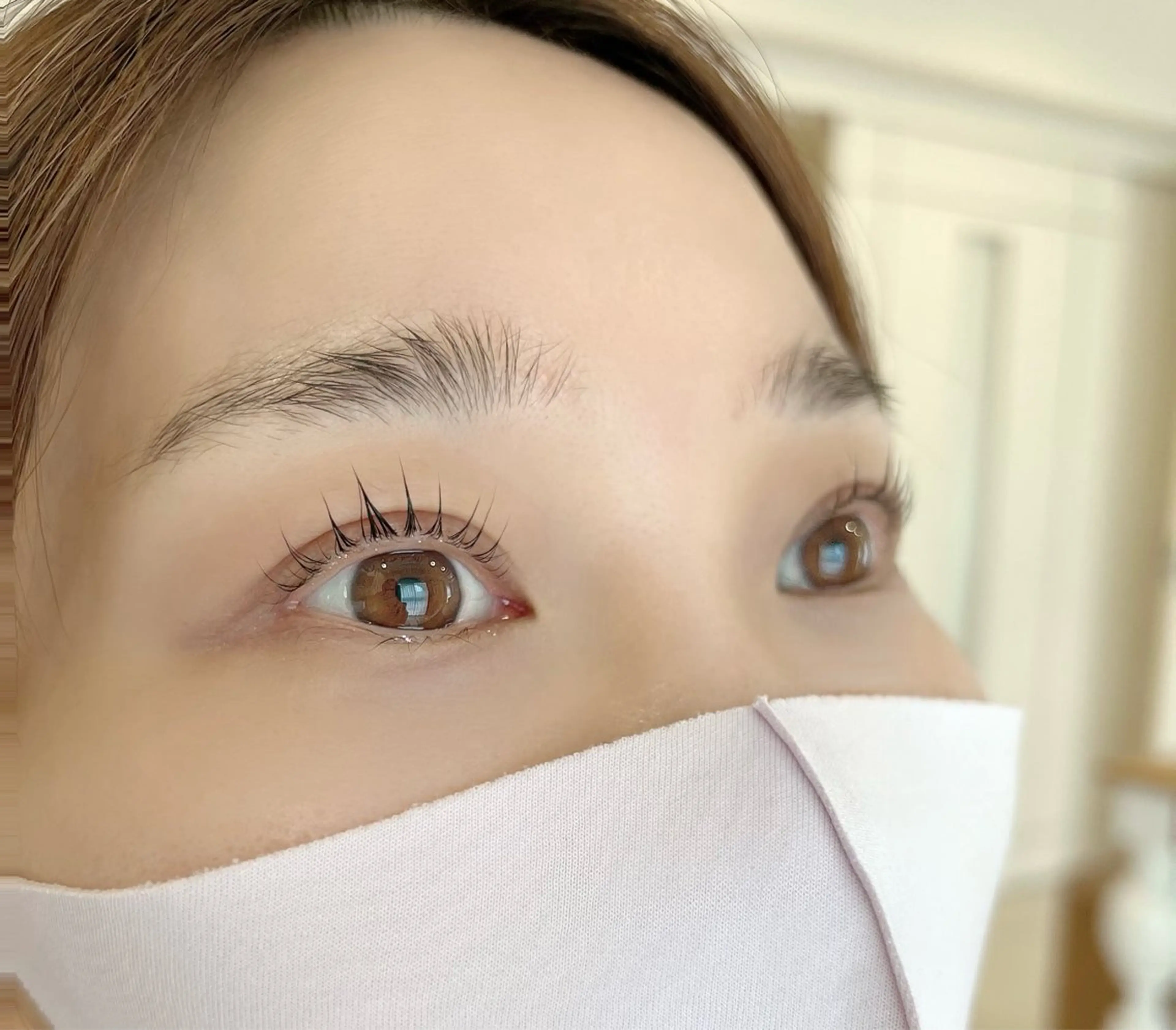 パリジェンヌラッシュリフト（美容液コーティング付）の写真