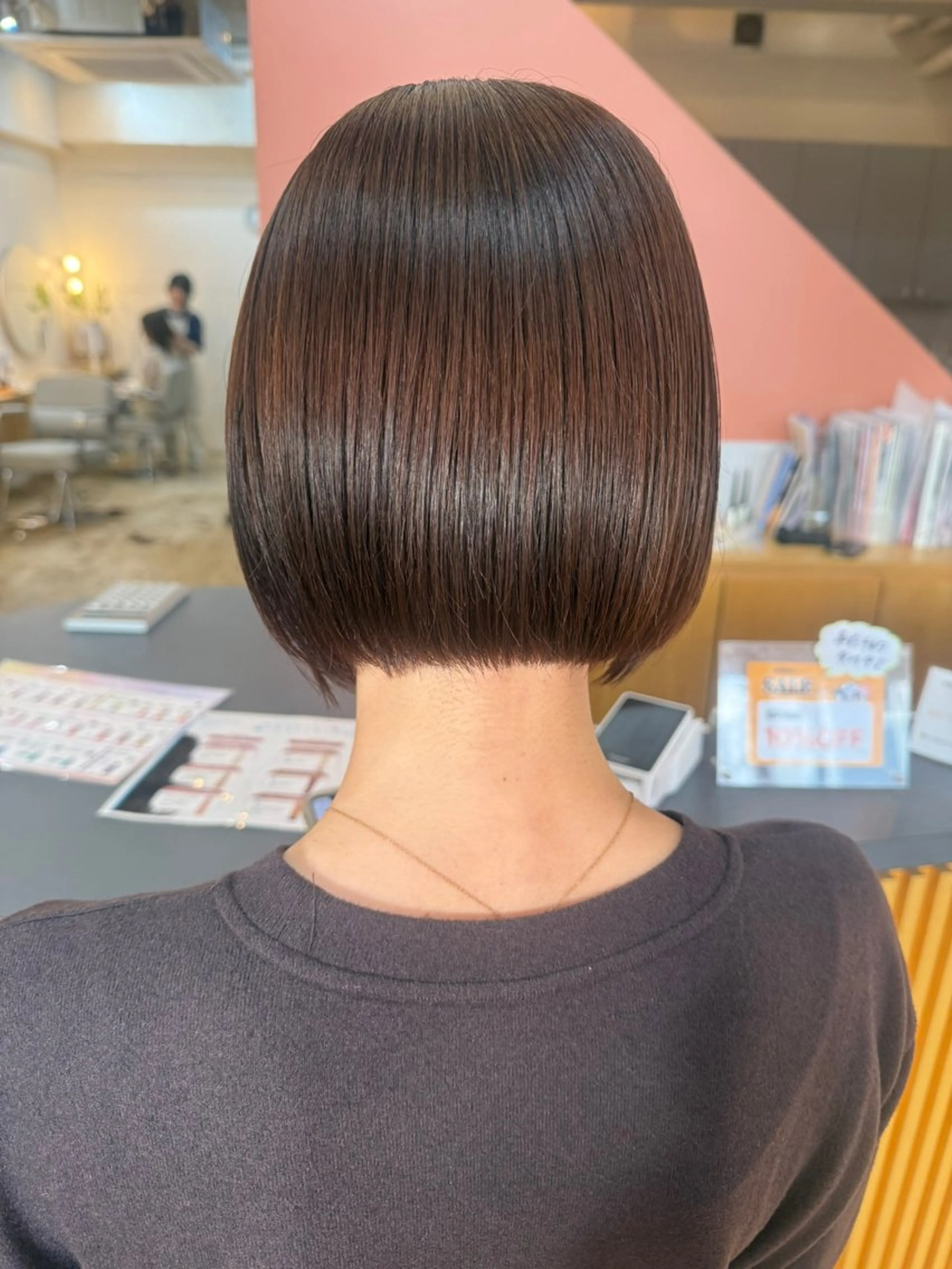 ショート 縮毛矯正 奧村 真奈のヘアスタイル