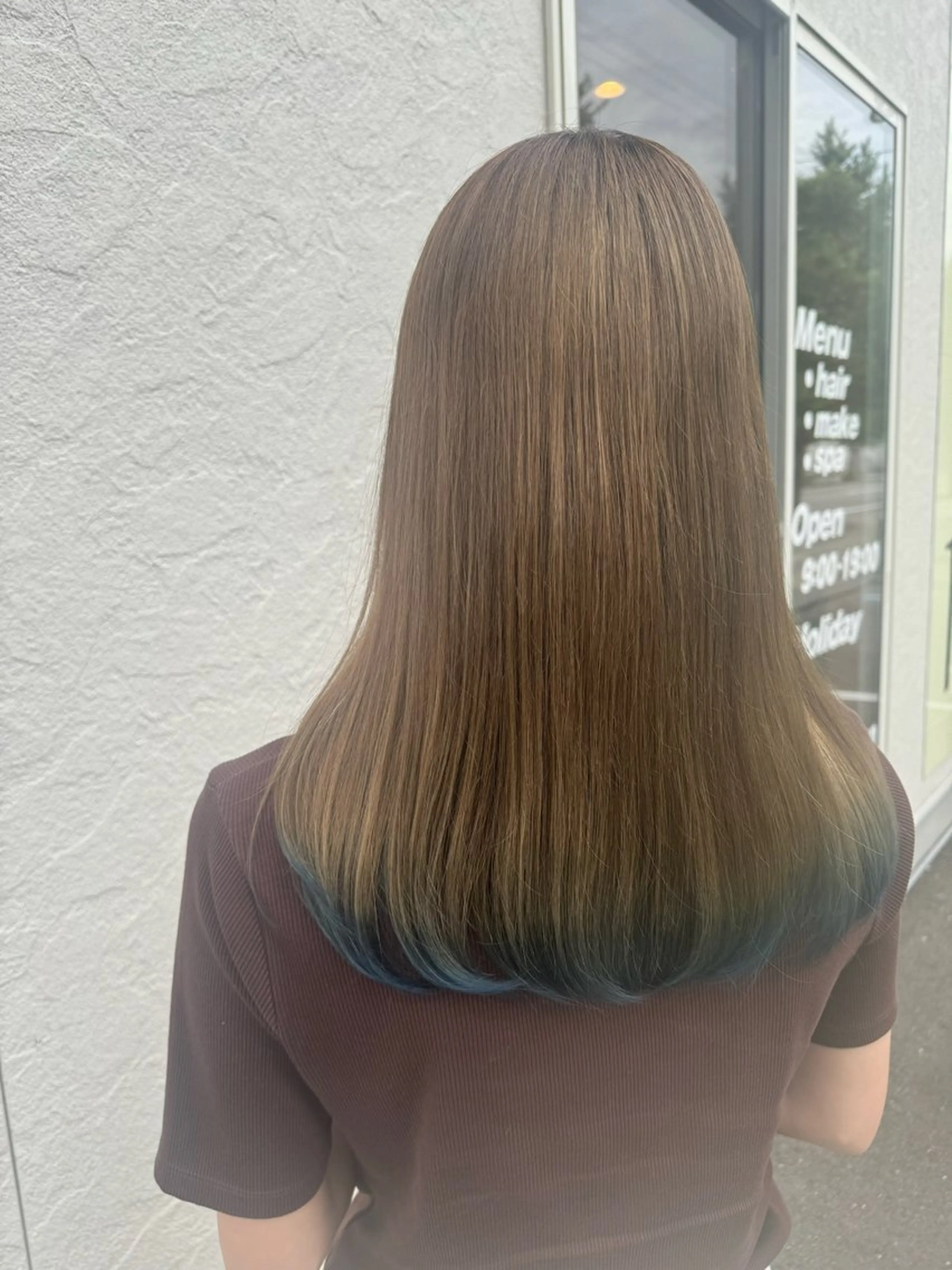 ミディアム ヘアカラー トリートメント hair salon rita 野々市所属・中野 幹也のヘアスタイル