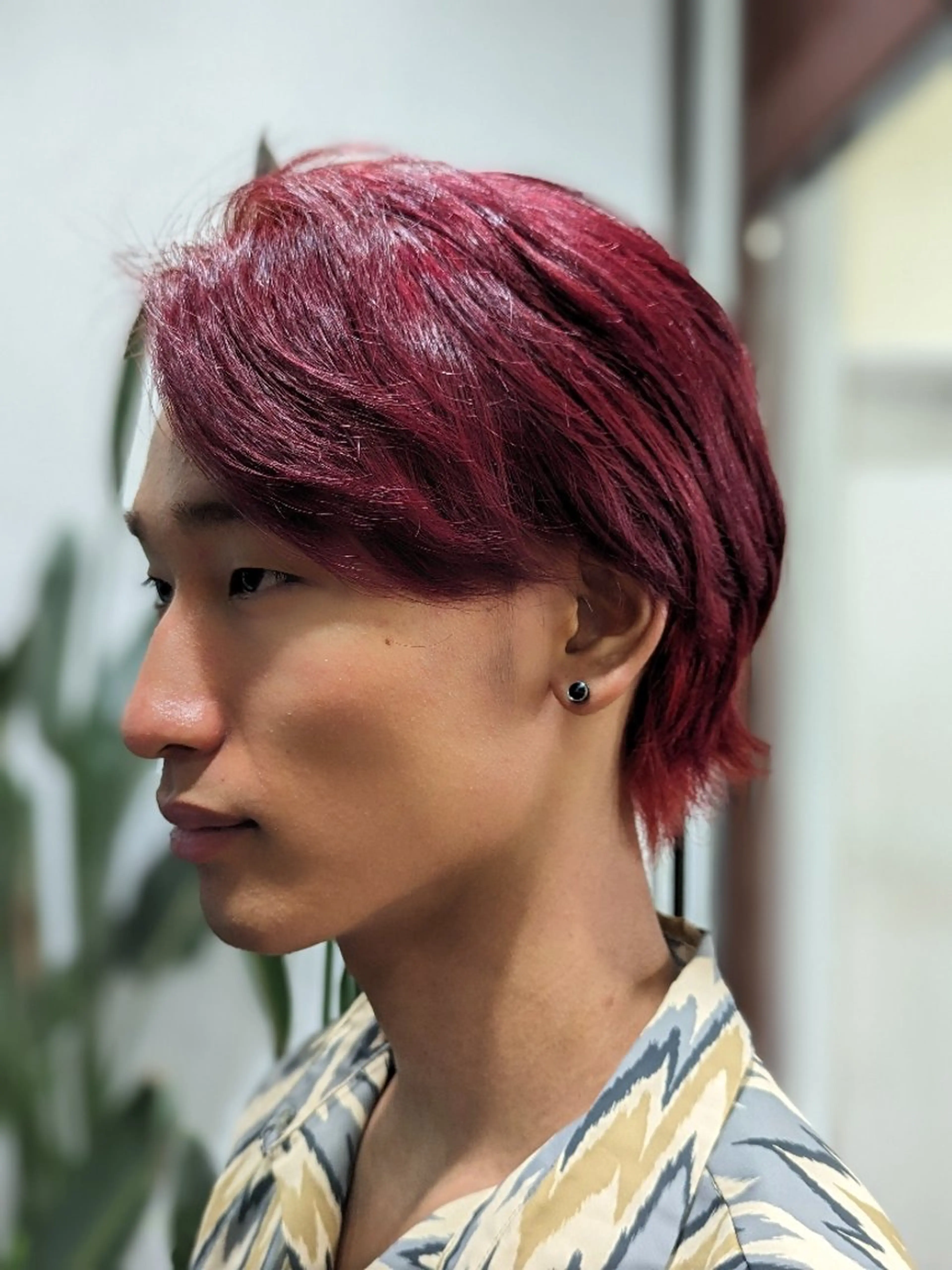 ミディアム 髪質改善アンブリーチ 店長みやけななのヘアスタイル
