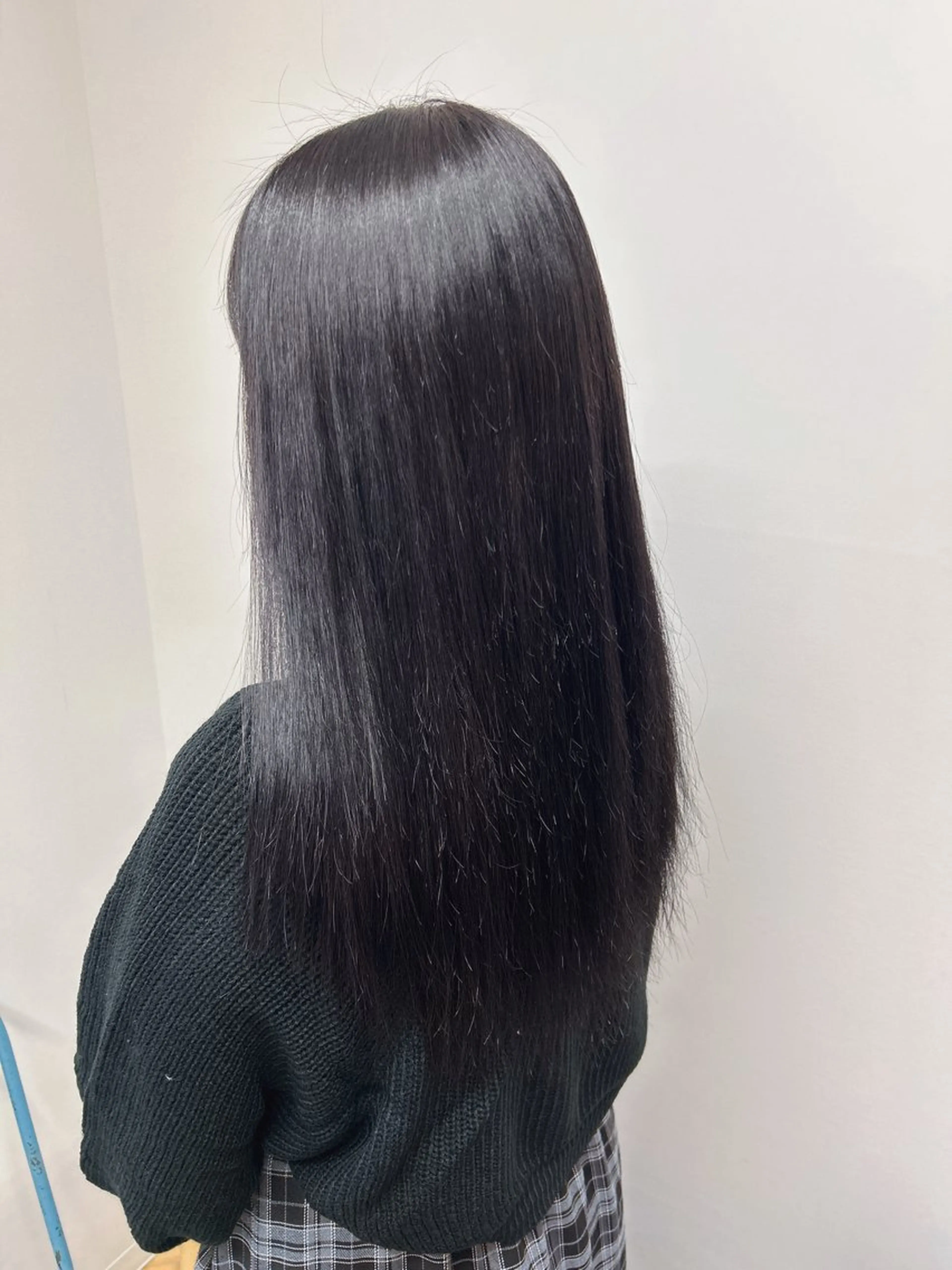ロング カラー カット ヘアカラー 縮毛矯正 トリートメント 伶風 /髪質改善ストレートのヘアスタイル