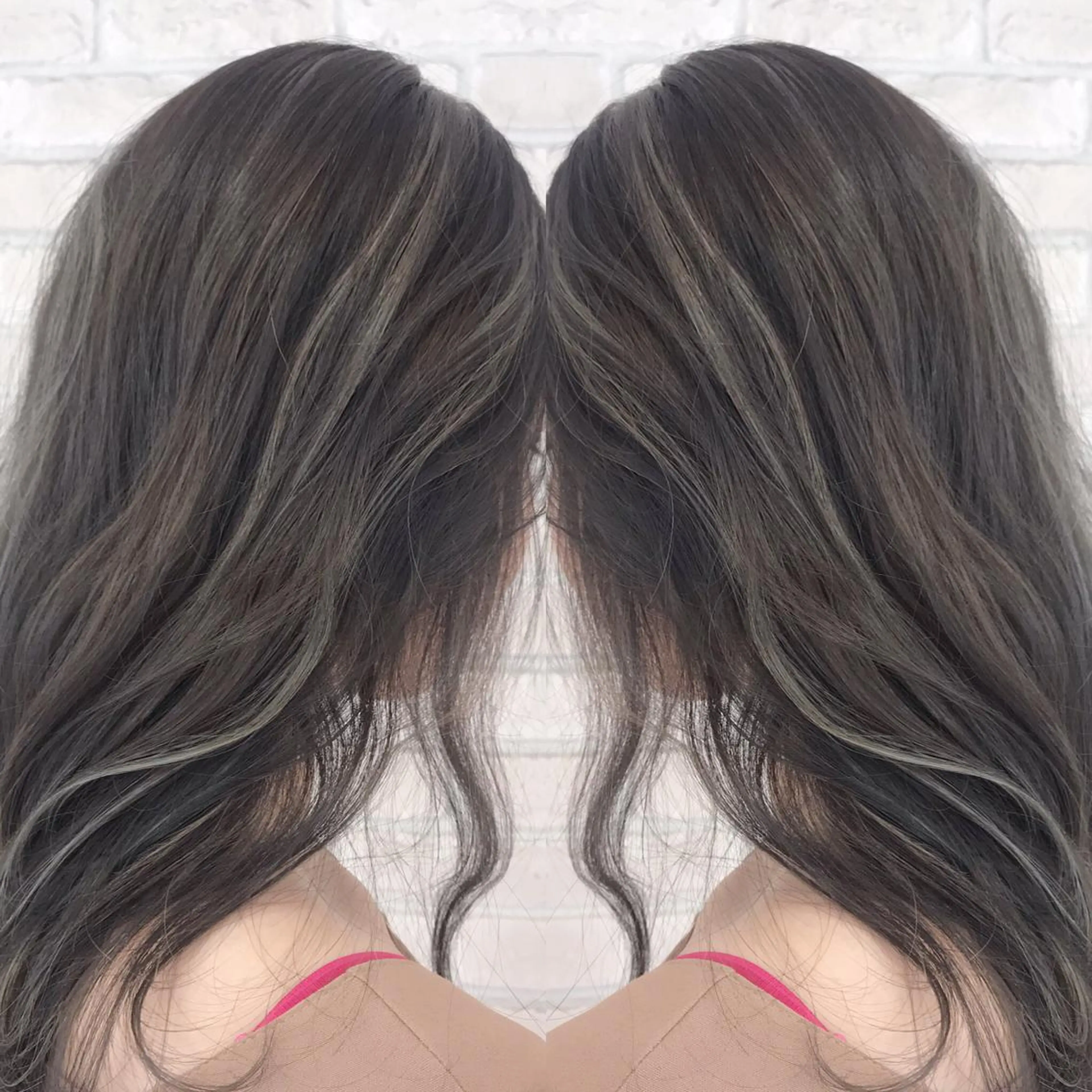 ロング カラー パーマ ヘアアレンジ IwAsh二俣川所属・IwAsh✄﻿ アオイのヘアスタイル