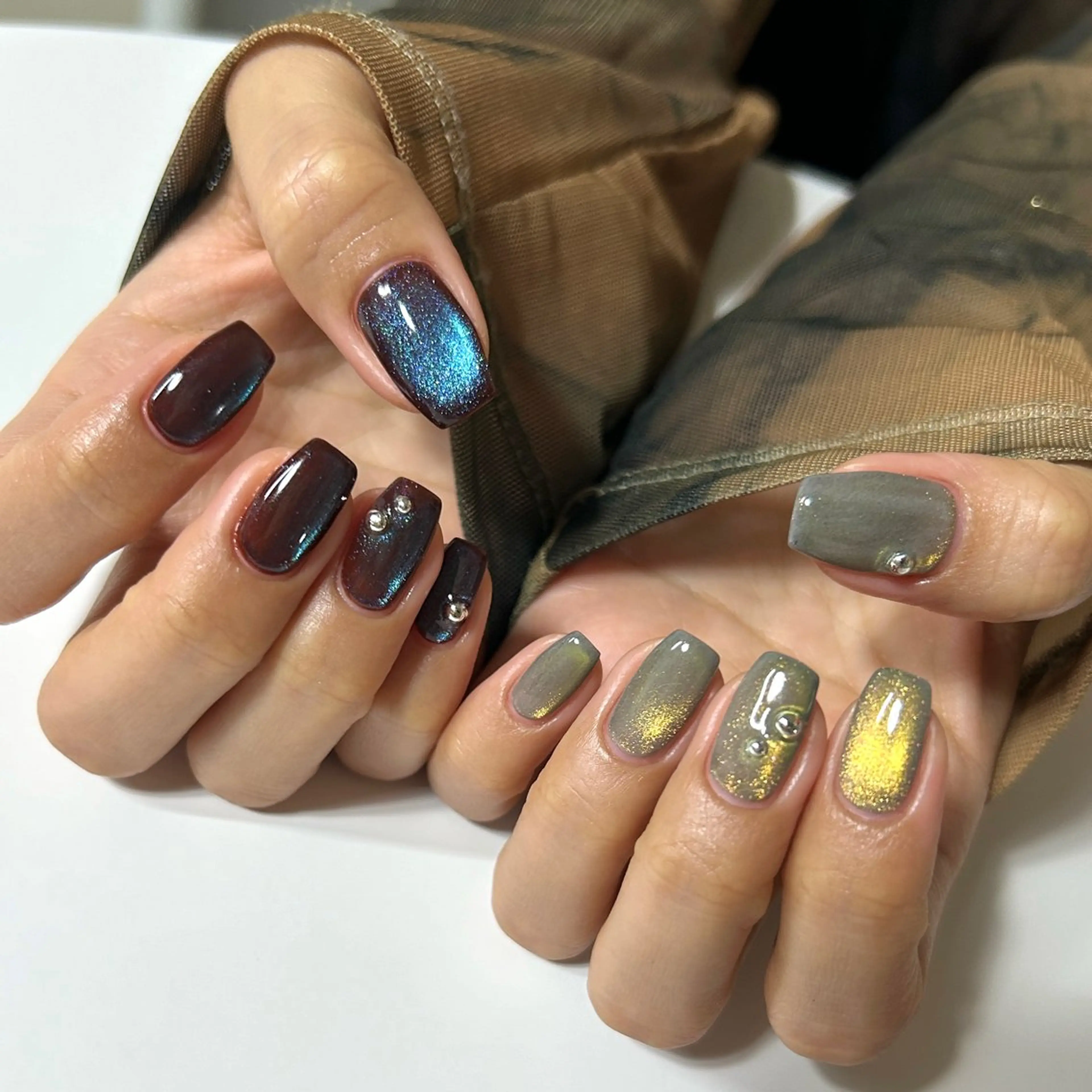 ネイル マグネットネイル lcoco nailのネイルデザイン