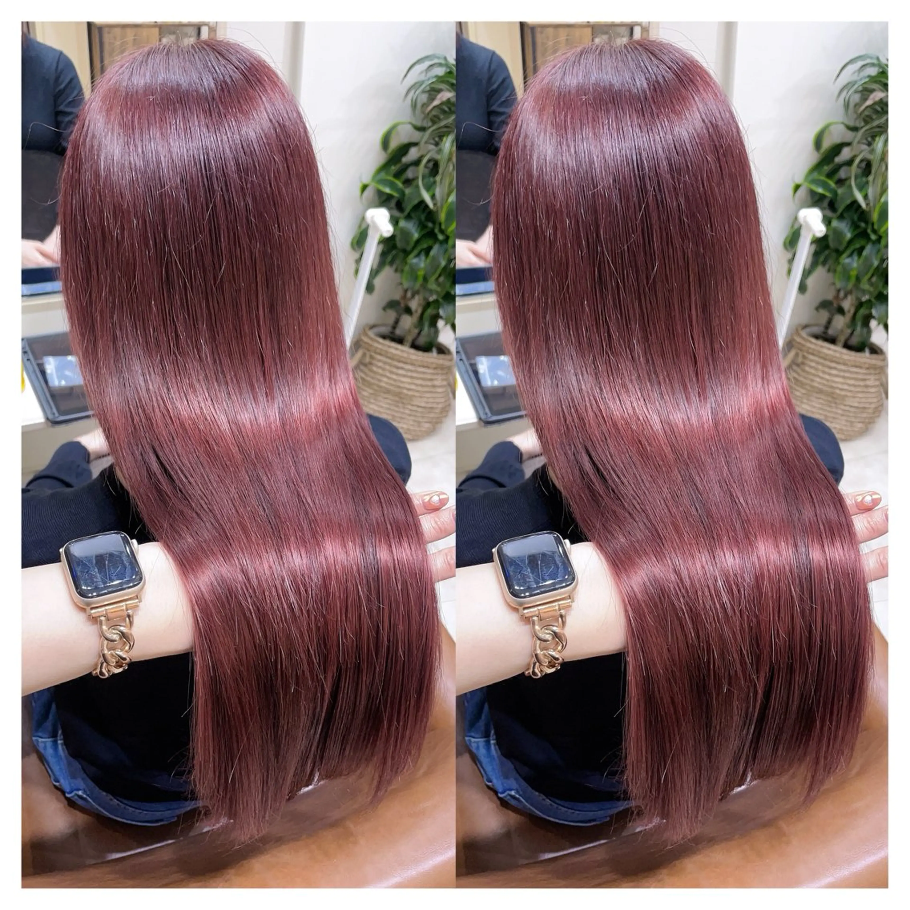 ロング カラー カット ヘアカラー トリートメント 村山 茉衣のヘアスタイル