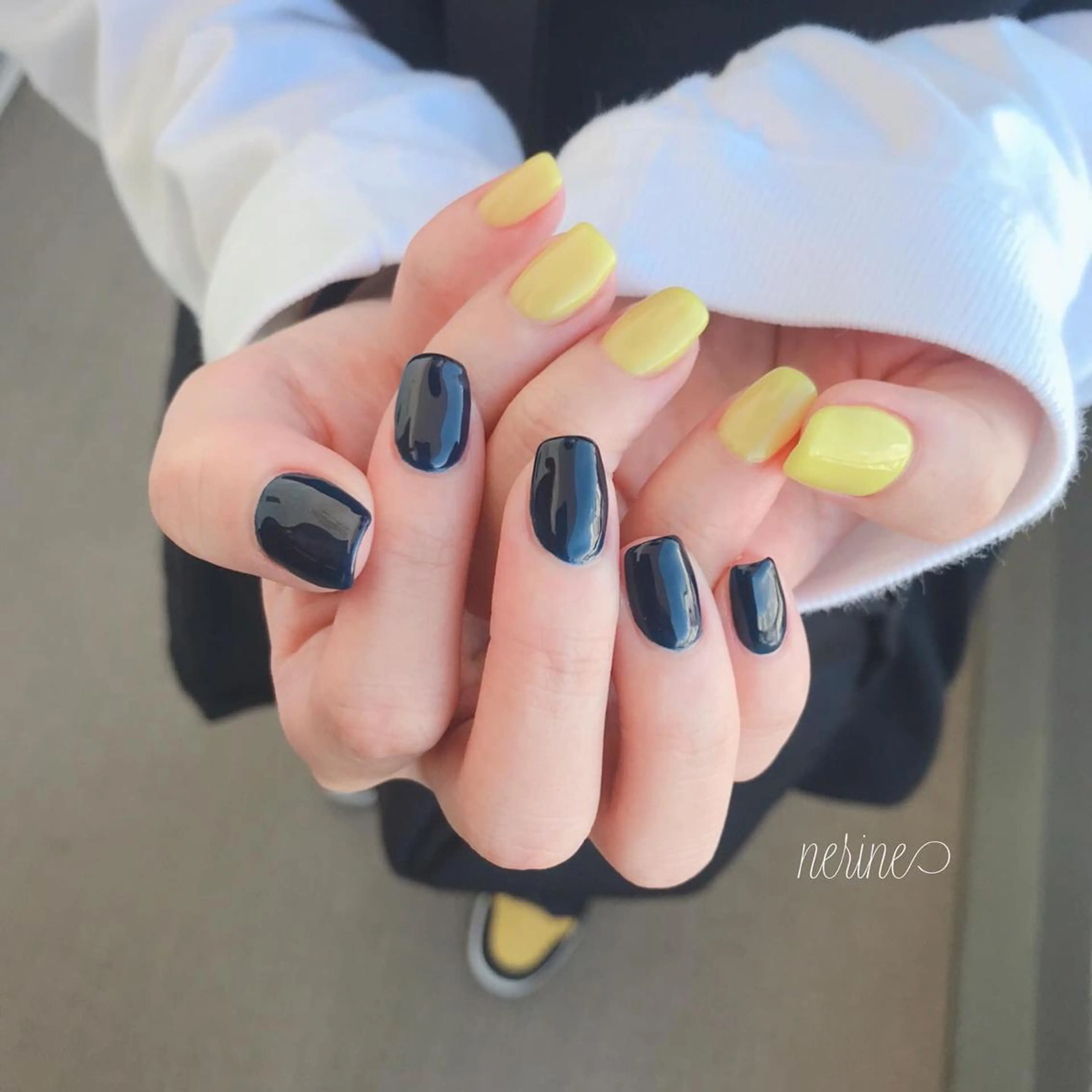 ネイル おそろいネイル ハンドネイル NAILST Naomiのネイルデザイン