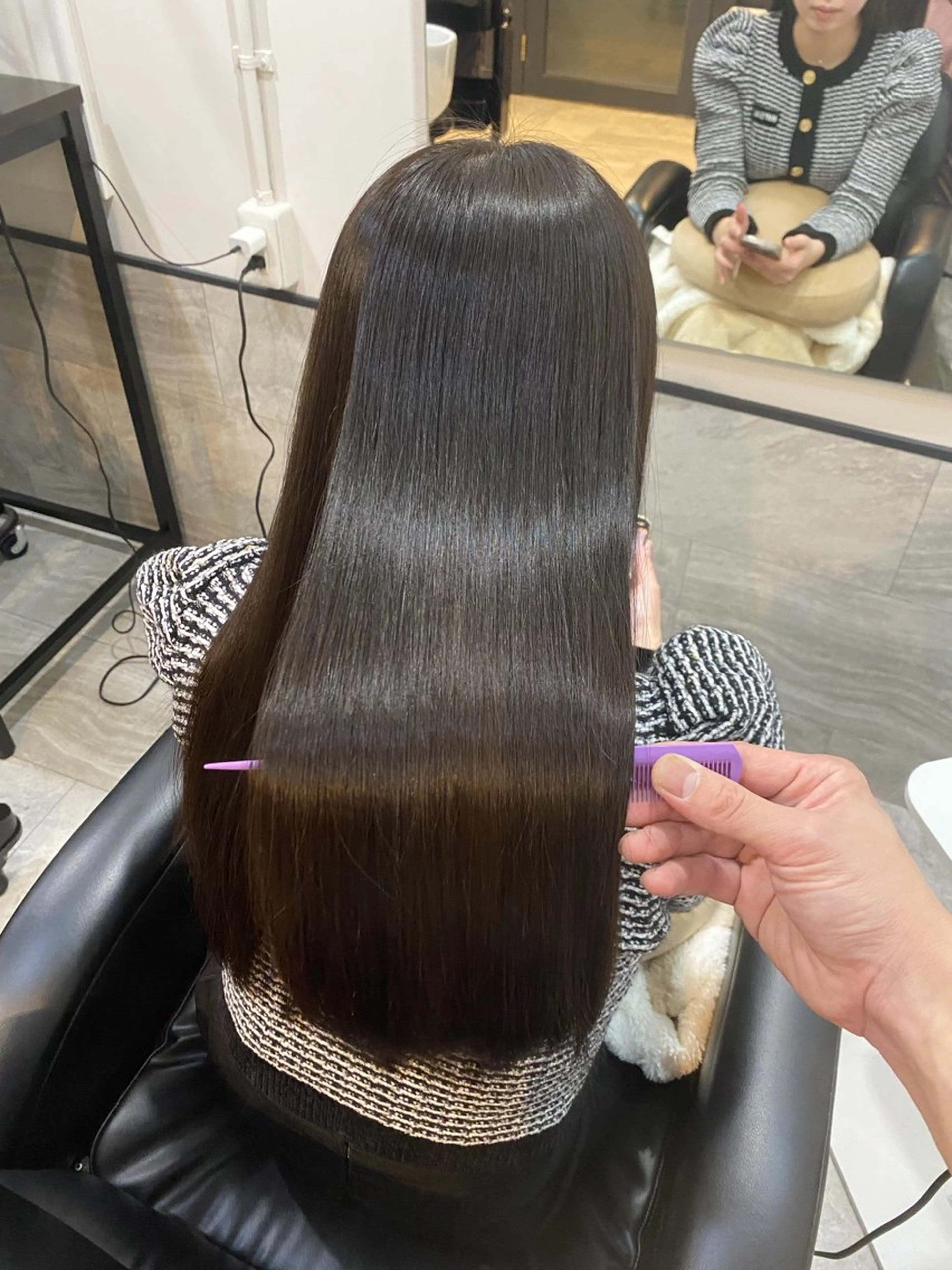 ロング カラー ヘアアレンジ 髪質改善 トリートメント 田中 昴輝のヘアスタイル