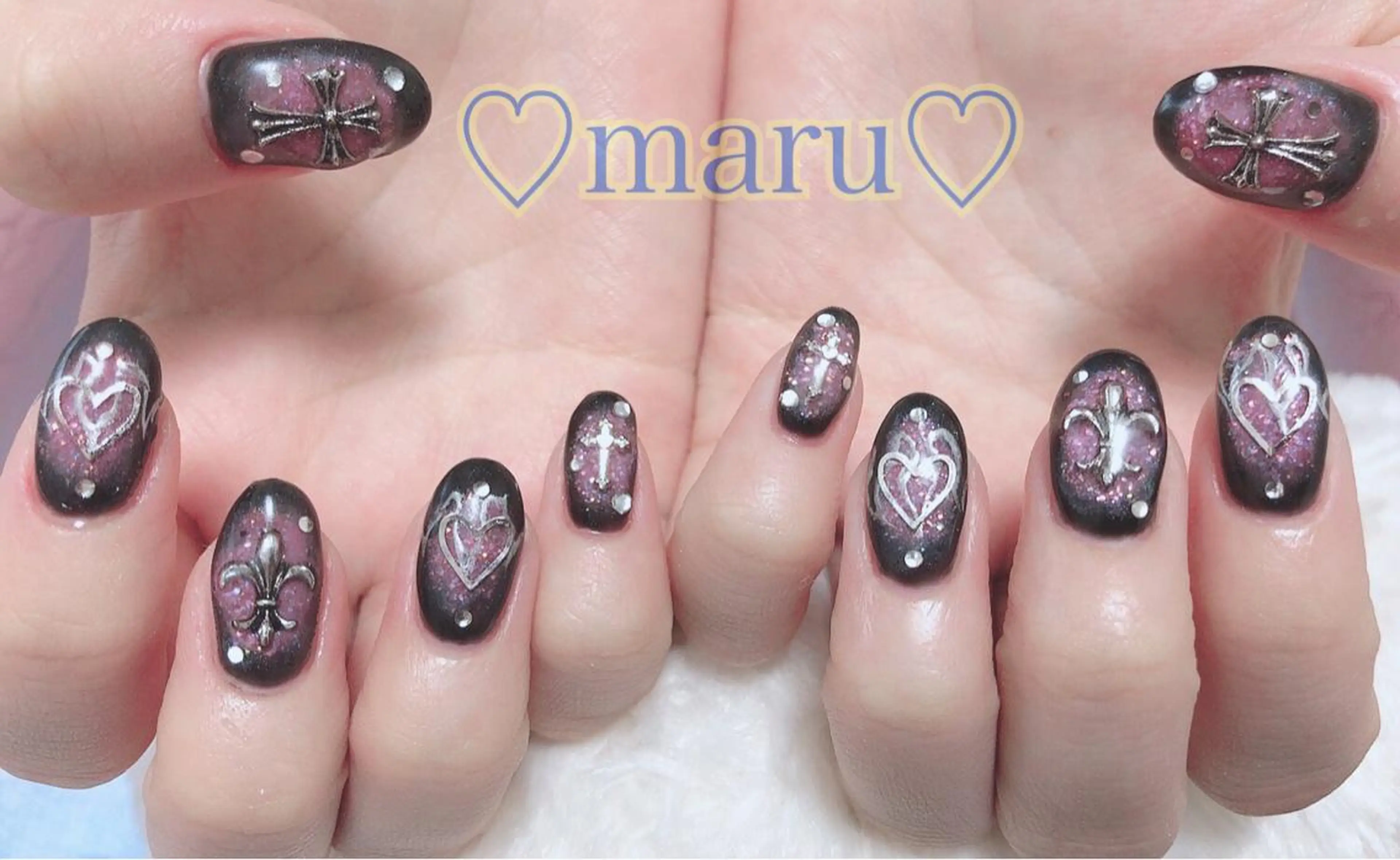 ネイル ハンドネイル フットネイル まるみ ♡のネイルデザイン
