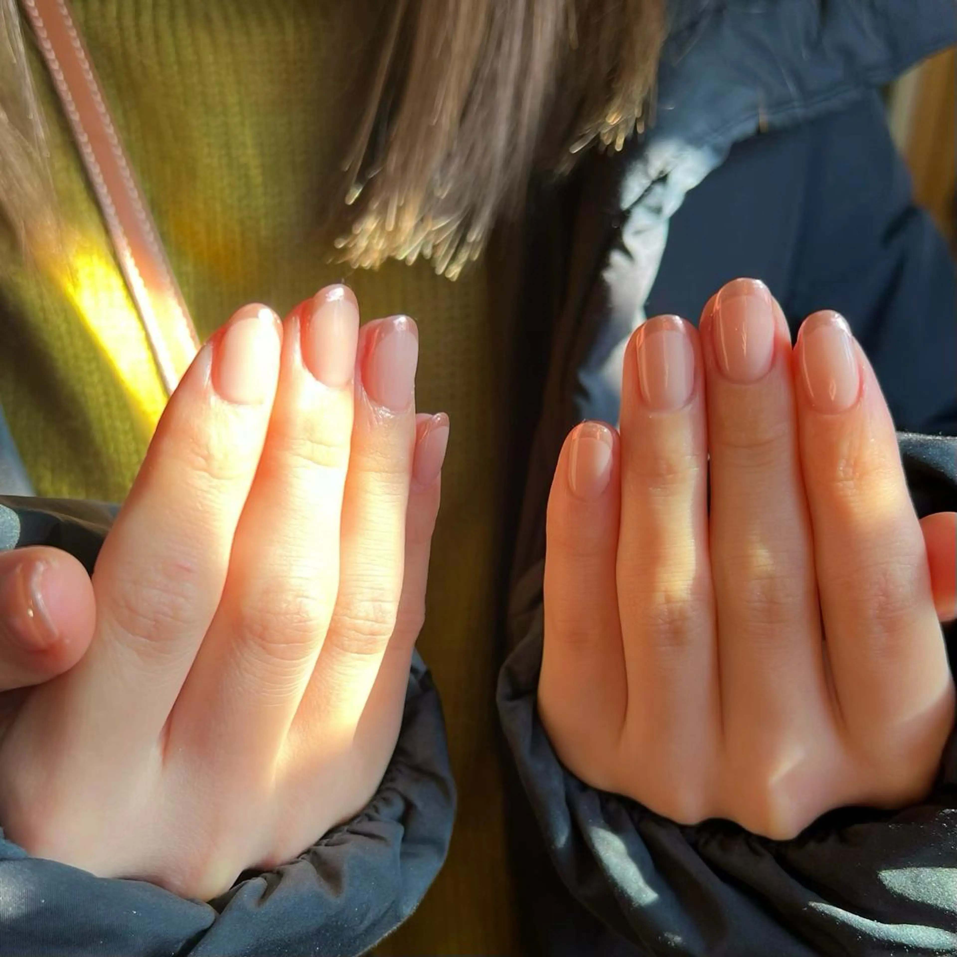 ネイル フレンチネイル ミラーネイル ニュアンスネイル ハンドネイル nuás nailのネイルデザイン