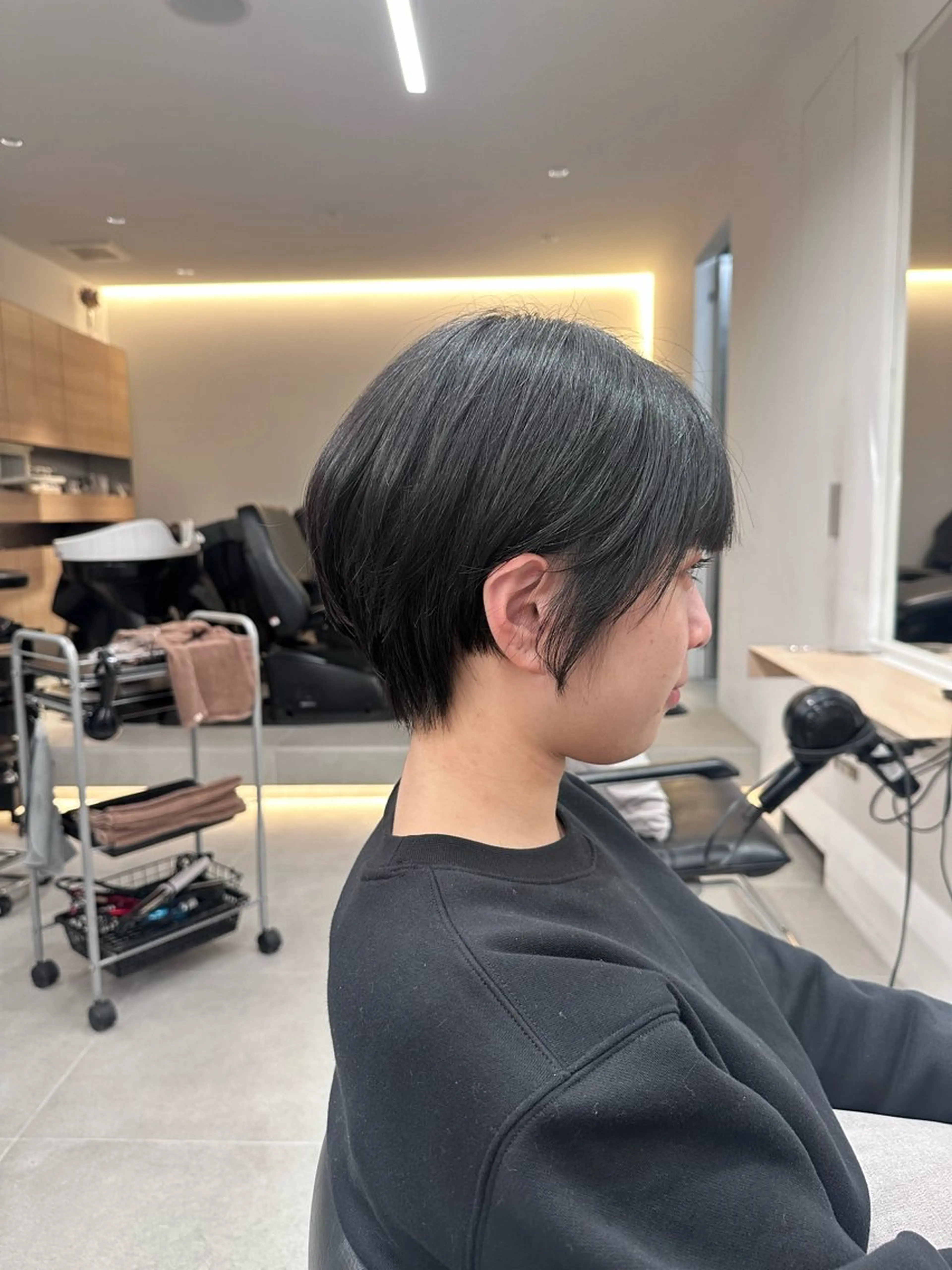 ショート ショートヘア あいこ/レイヤー カット🌷蔵前のヘアスタイル
