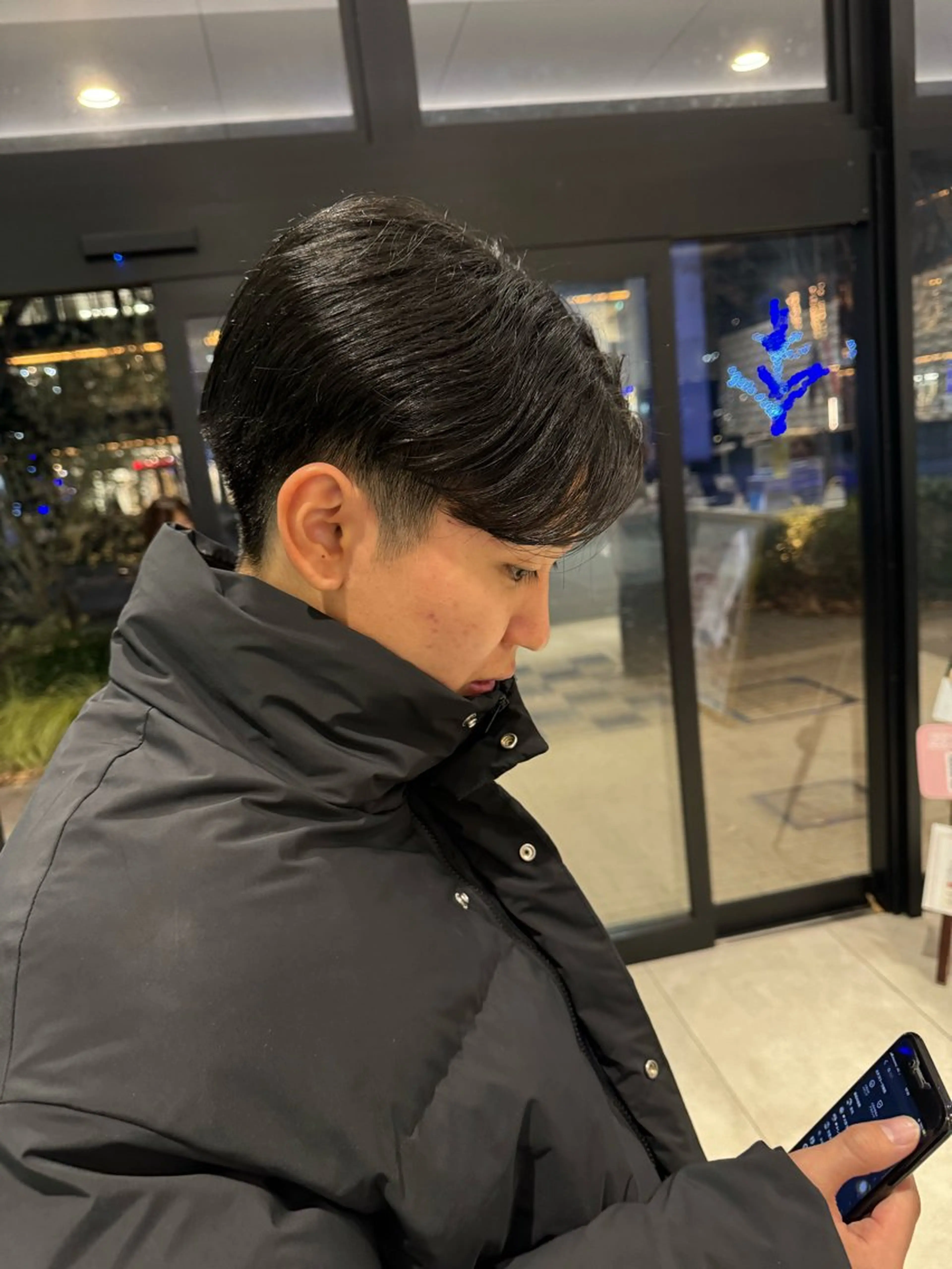 メンズ シールエクステ earth/sayaのヘアスタイル