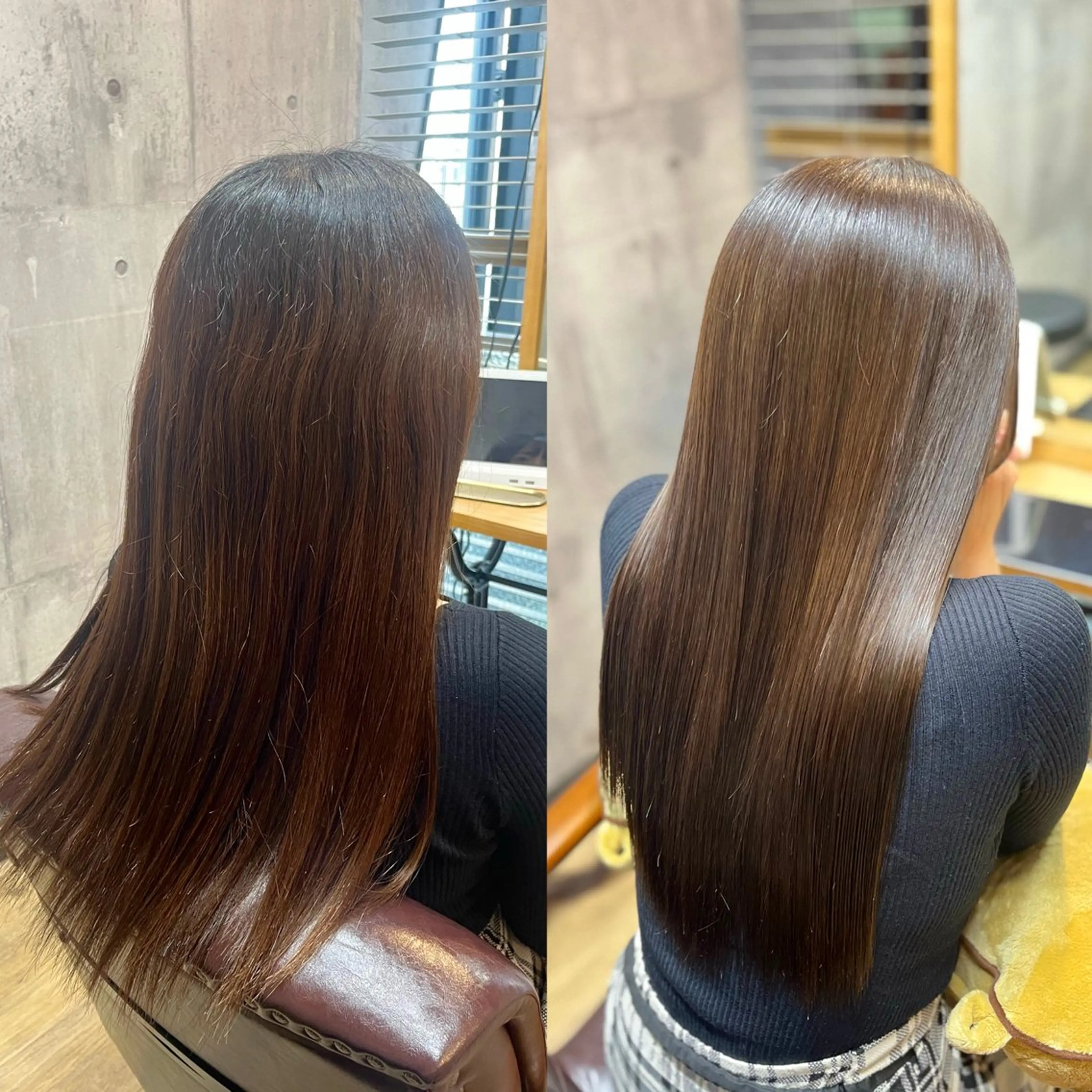 ロング カット 縮毛矯正 トリートメント 艶髪🌈ムラカミ サキのヘアスタイル