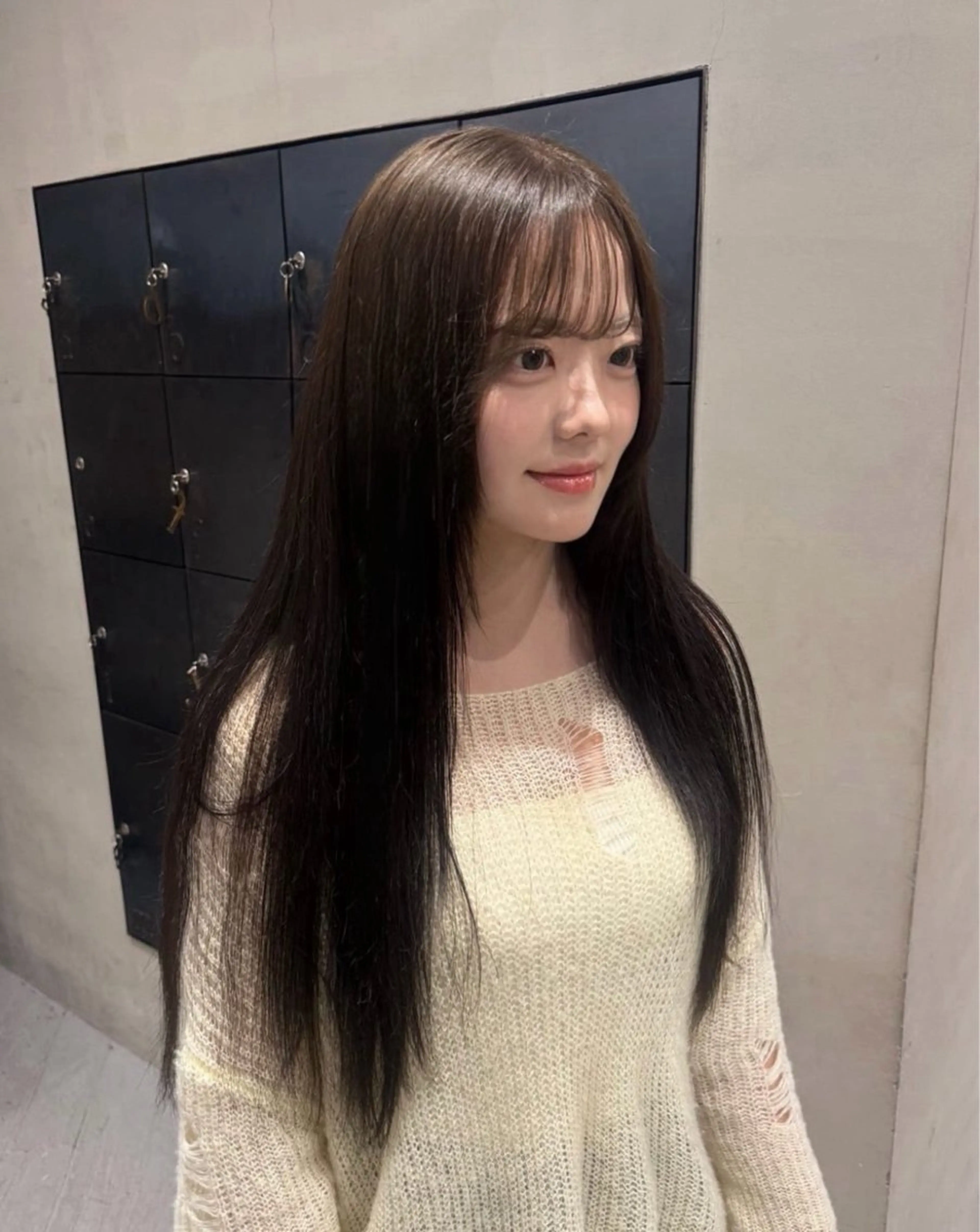 ロング カラー 透明感カラー HAIR ICI/ 三浦奈桜のヘアスタイル