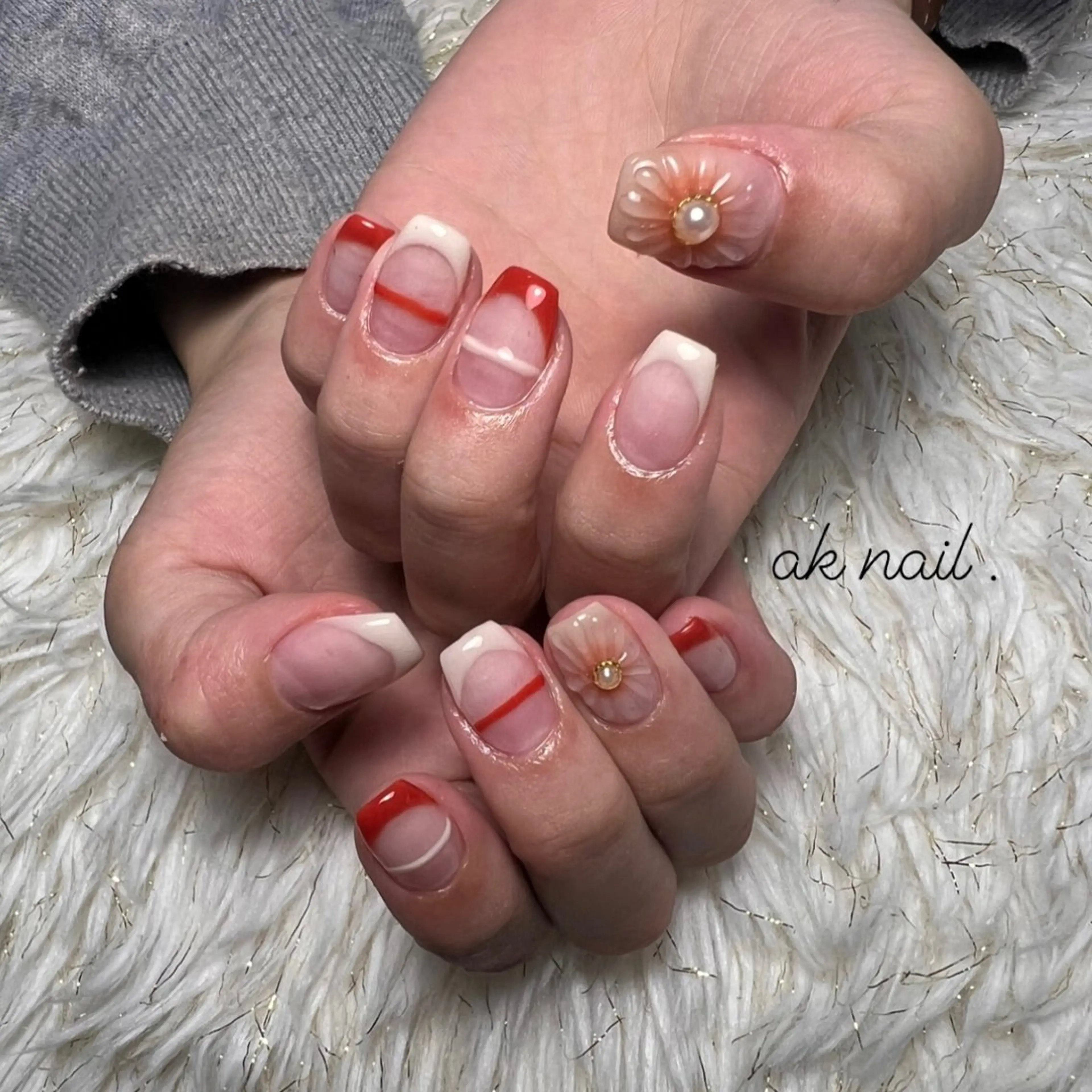 ネイル ハンドネイル ak nail .のネイルデザイン