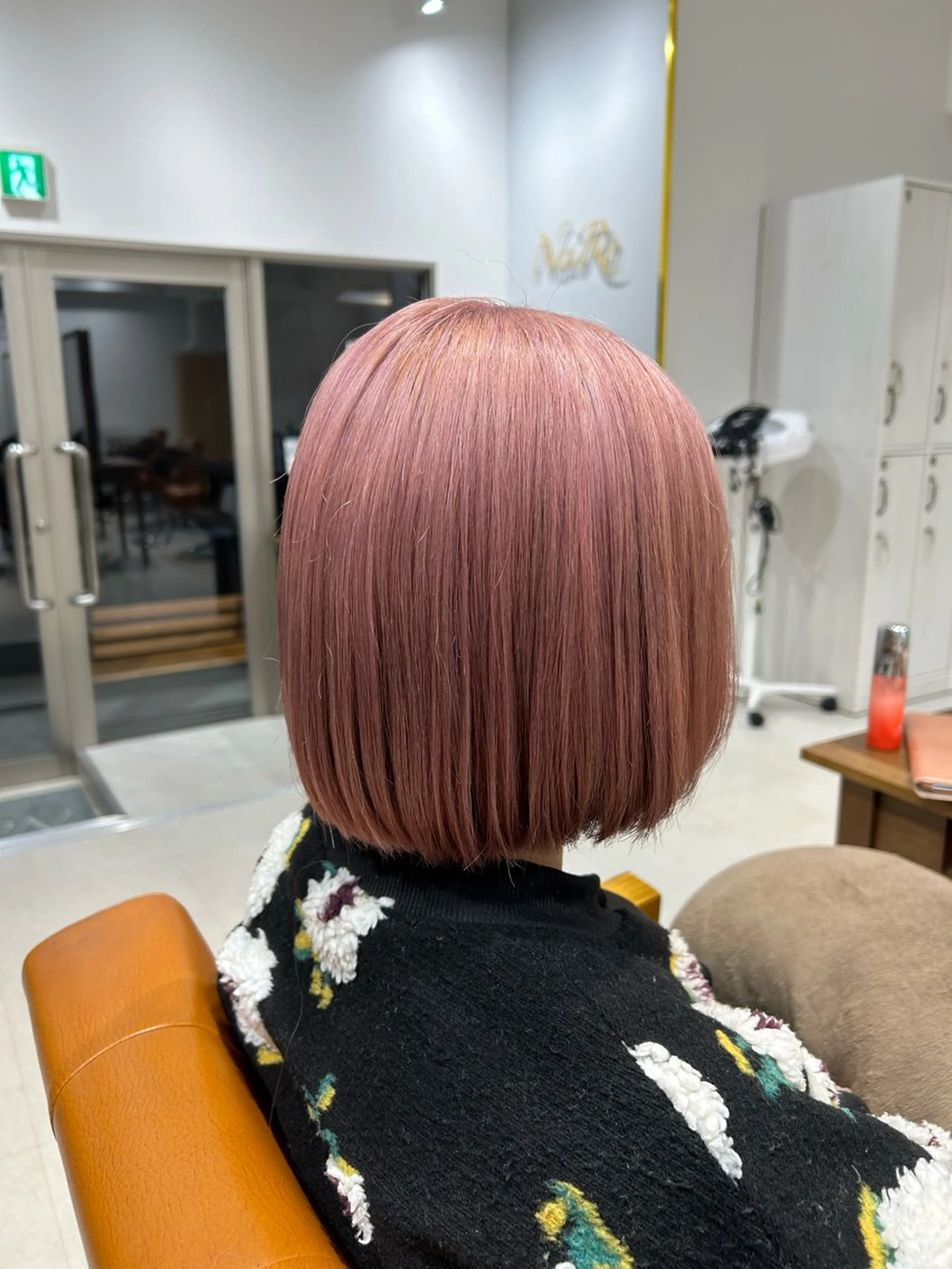 ミディアム カラー ヘアカラー 山﨑 燦人のヘアスタイル