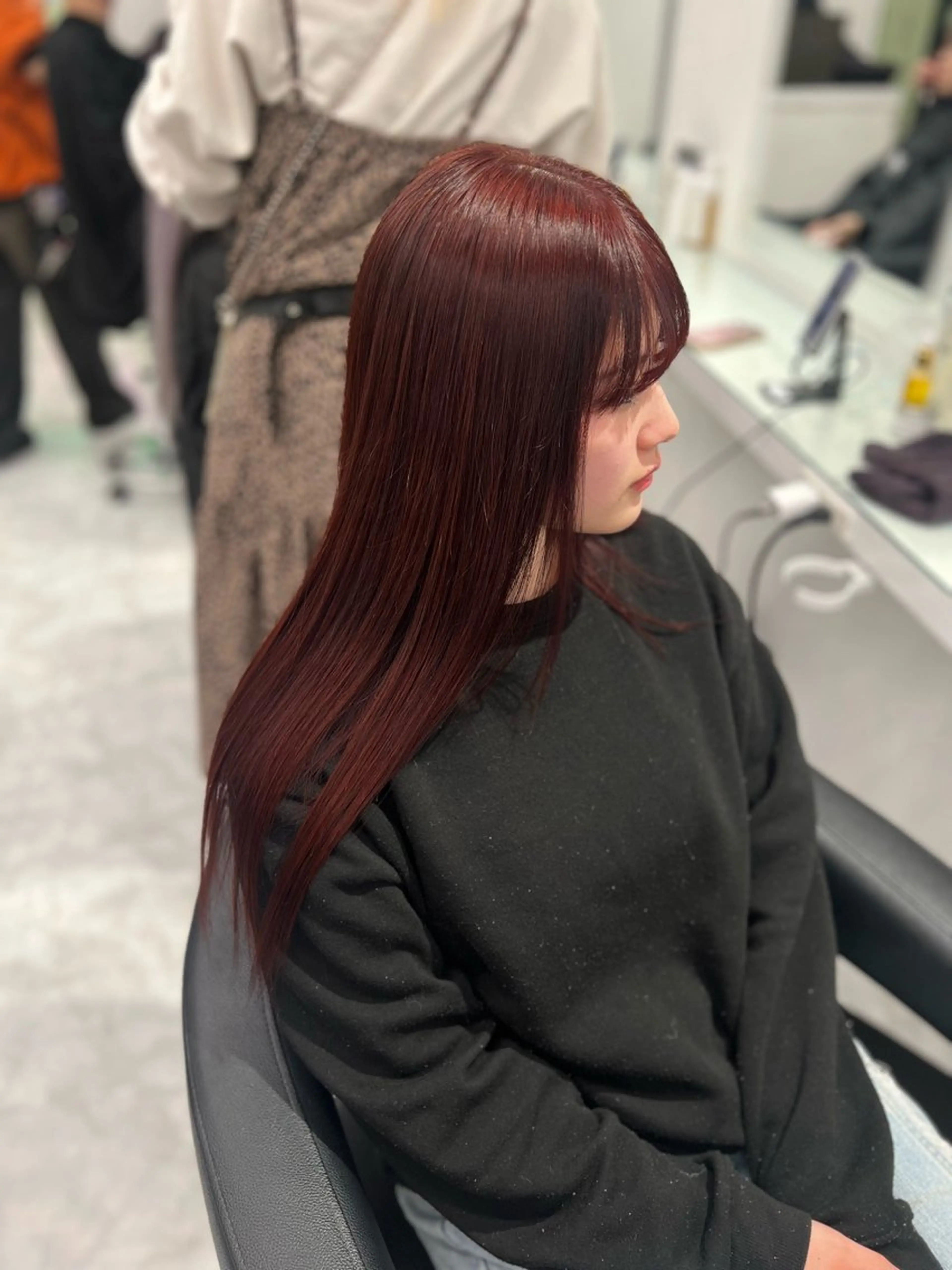 カラー ヘアカラー トリートメント ヘッドスパ ヘアセット ブリーチなし透明感 💗RYOTAのヘアスタイル
