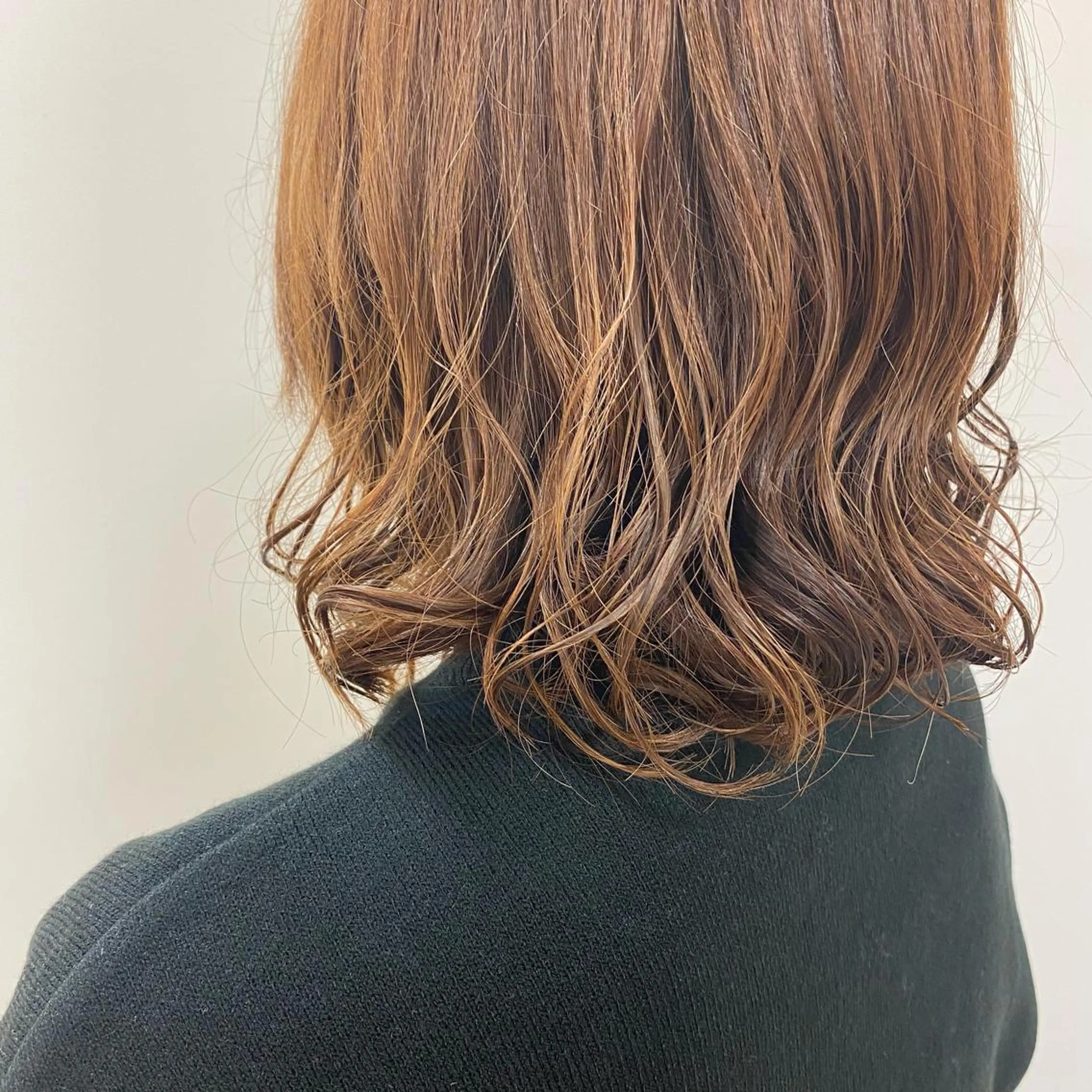 セミロング パーマ 個性派/ブリーチ ＊ほのかのヘアスタイル