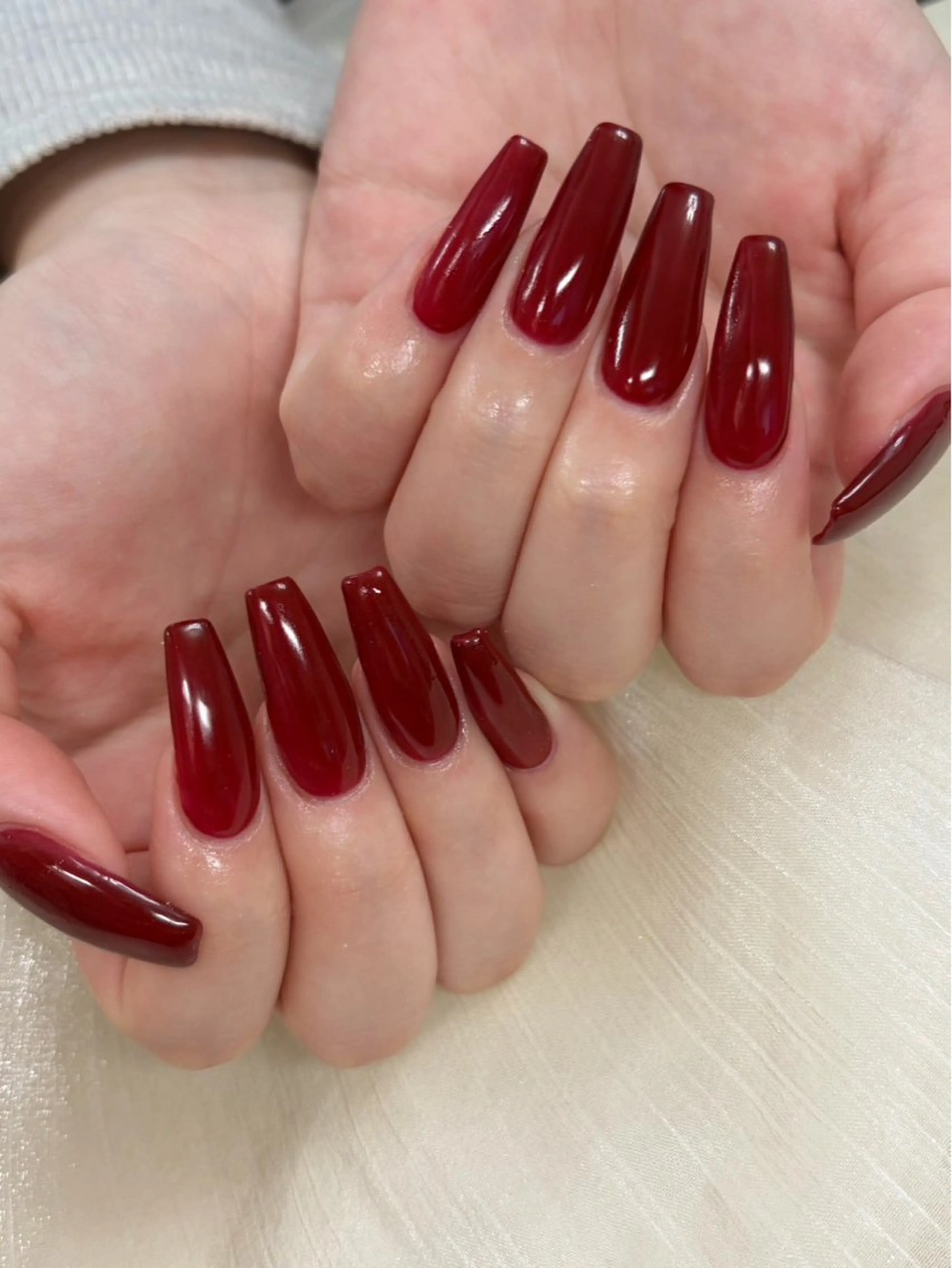 オフあり【チップスカルプ】ワンカラーorラメグラ✨の写真