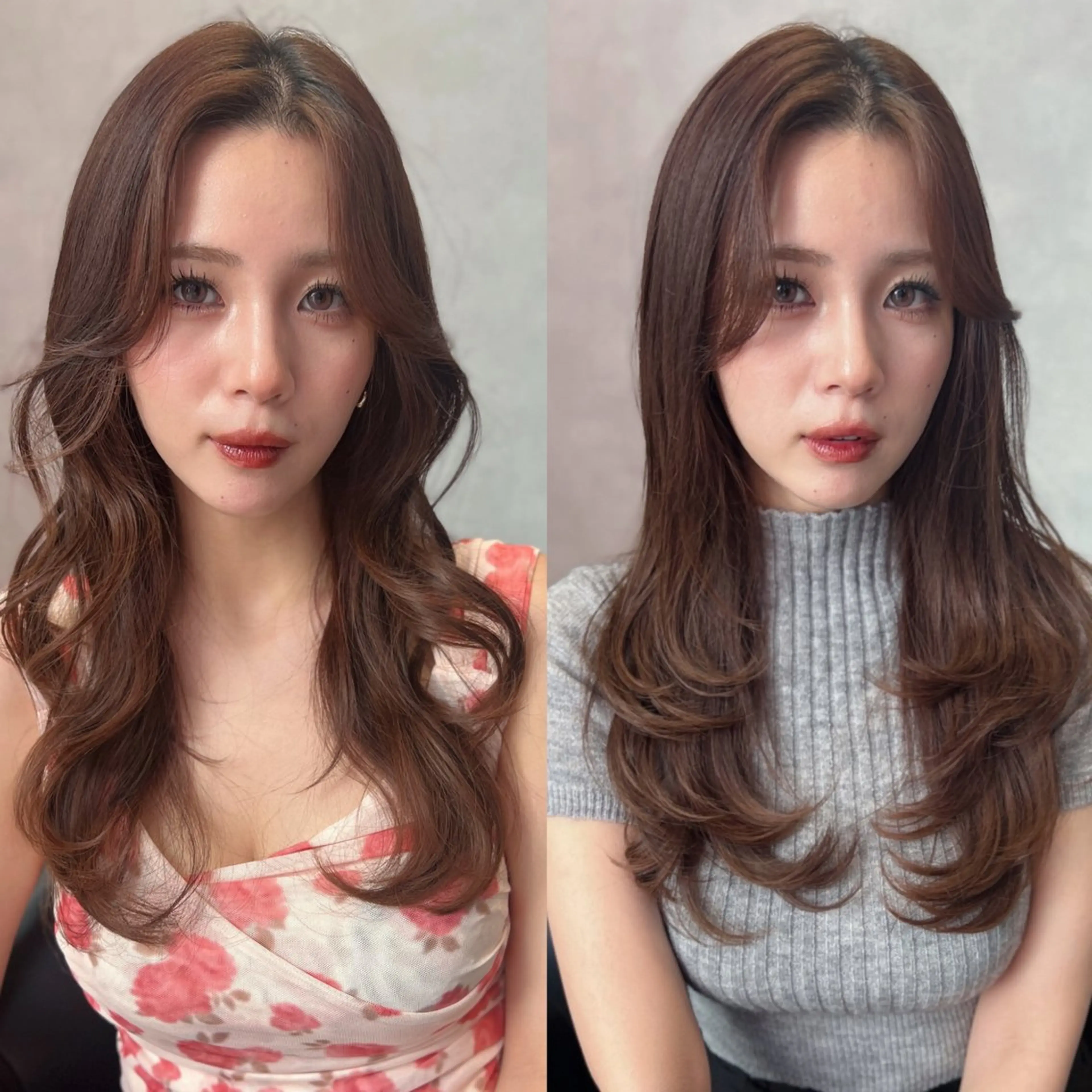 【❤️1番人気❤️】透明感カラー　韓国レイヤーカット　コーティングTR【心斎橋】の写真