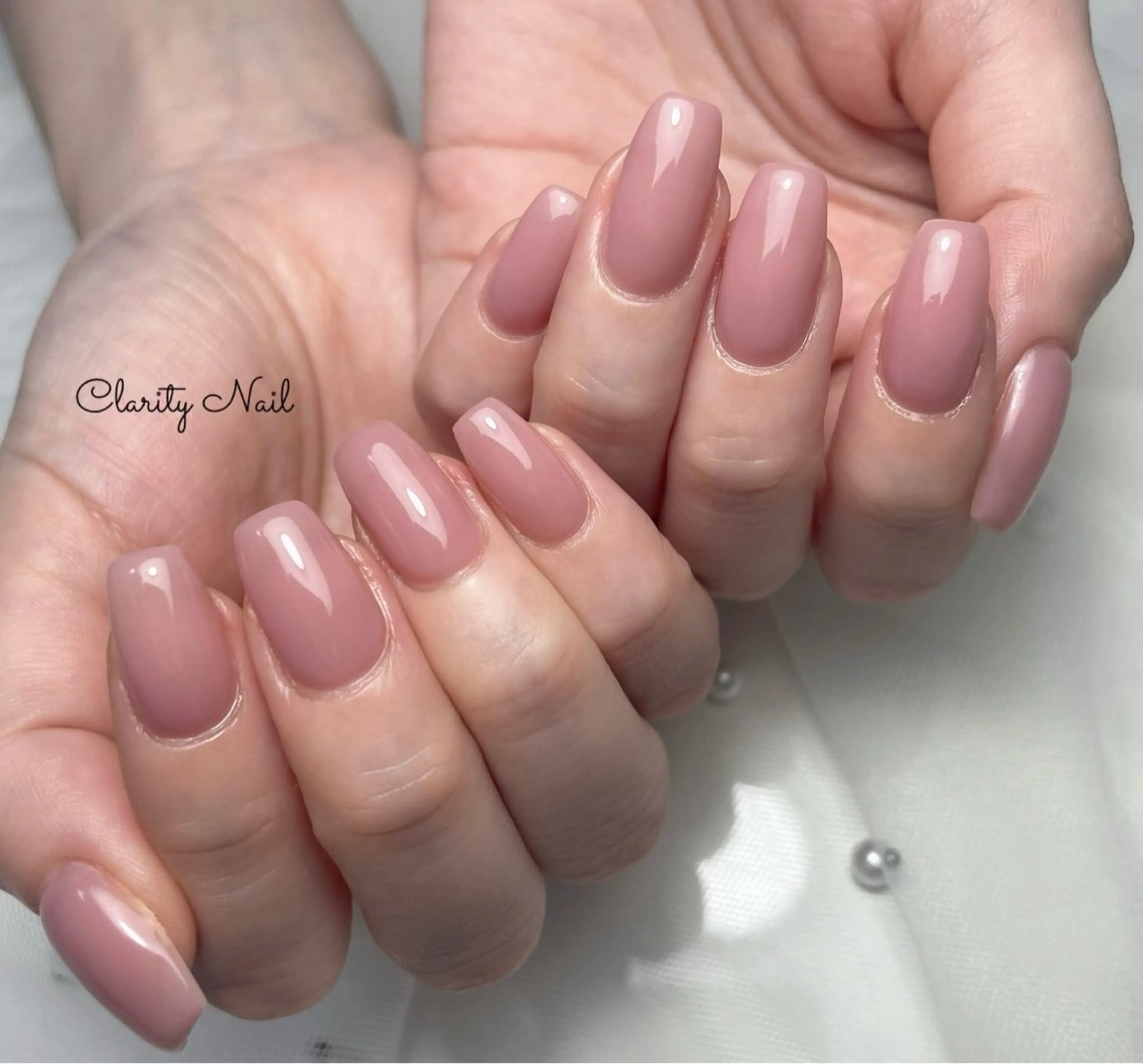 ネイル ワンカラーネイル ハンドネイル Clarity Nailのネイルデザイン